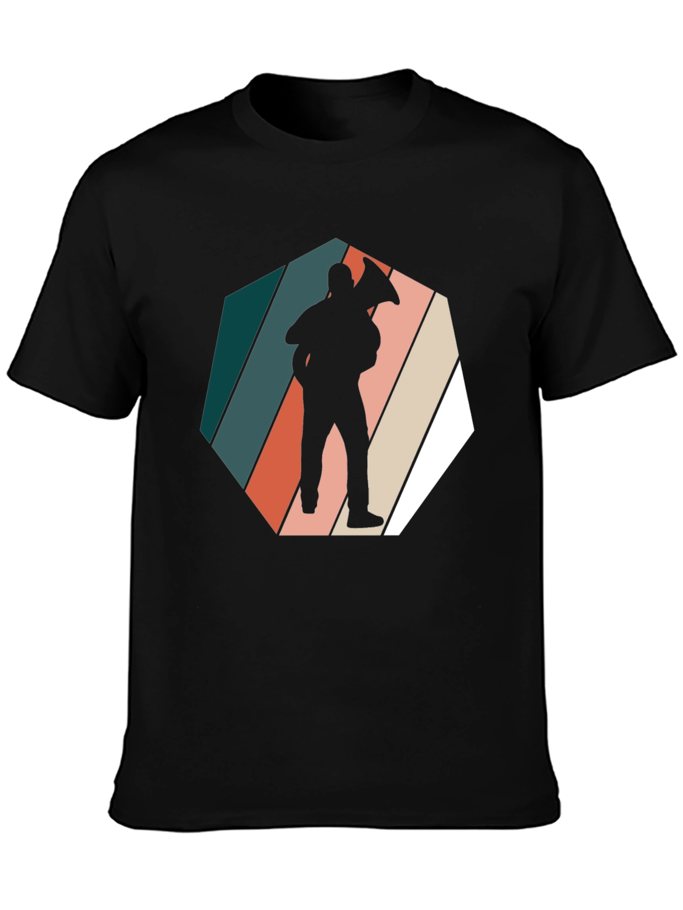 Retro Tuba Player Graphic Tee