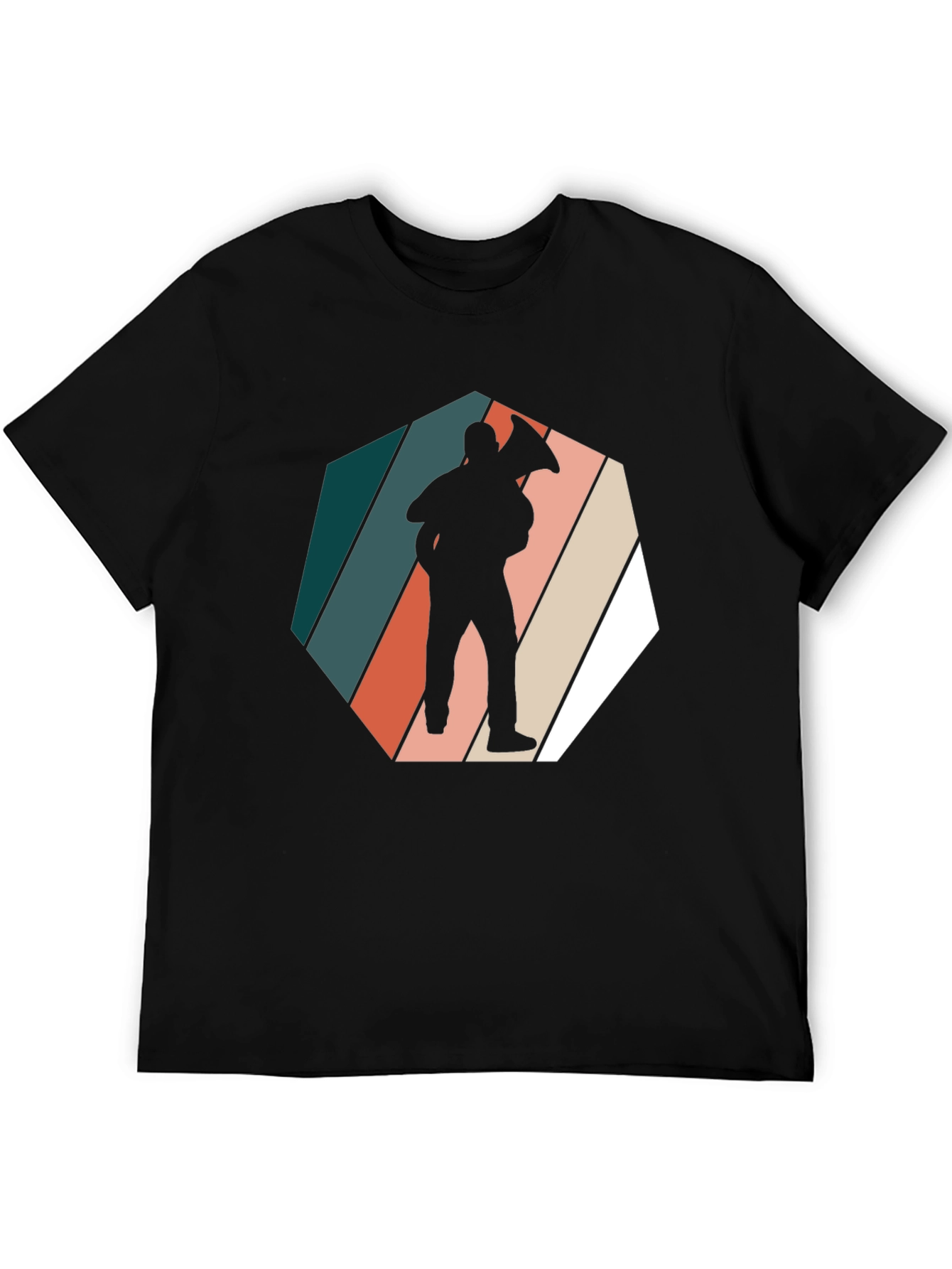 Retro Tuba Player Graphic Tee