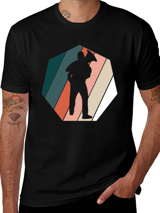 Retro Tuba Player Graphic Tee