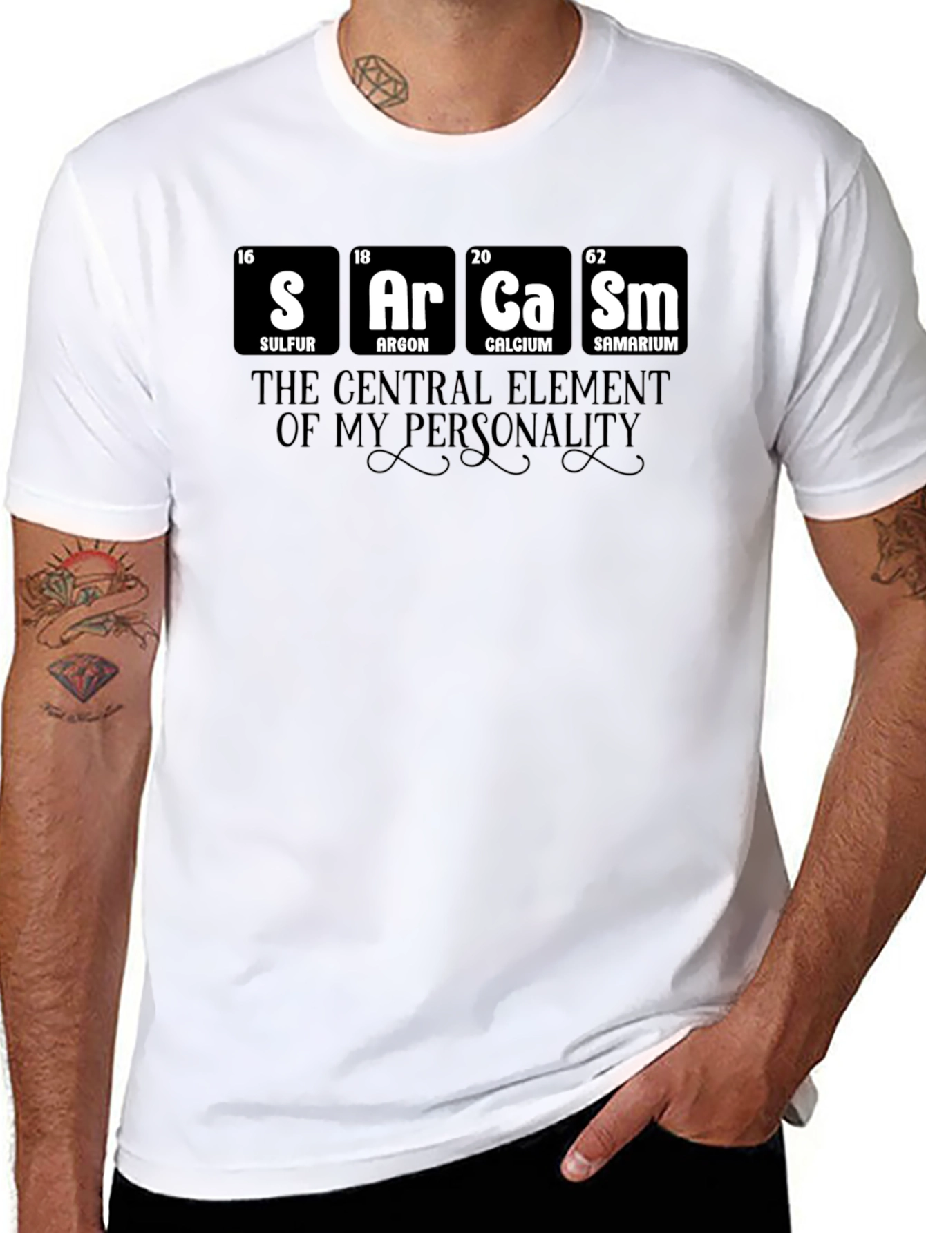 Sarcasm Element T-Shirt - Funny Chemistry Tee