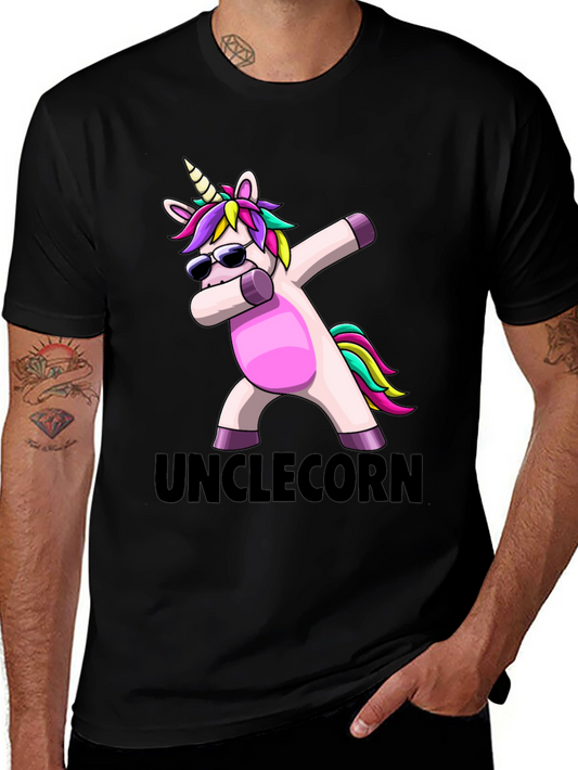Unclecorn T-Shirt - Funny Unicorn Dab Tee