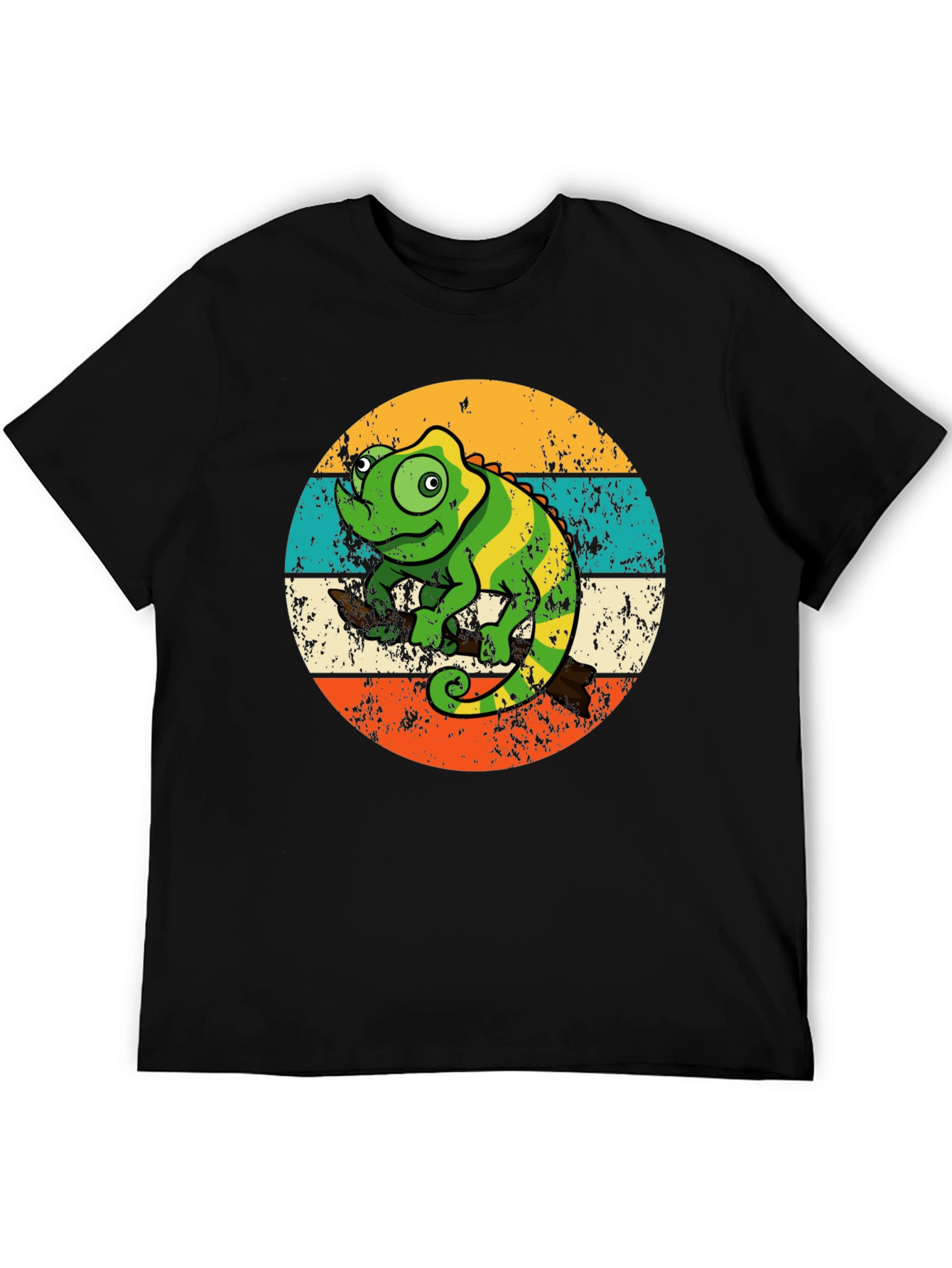 Retro Chameleon Graphic Tee