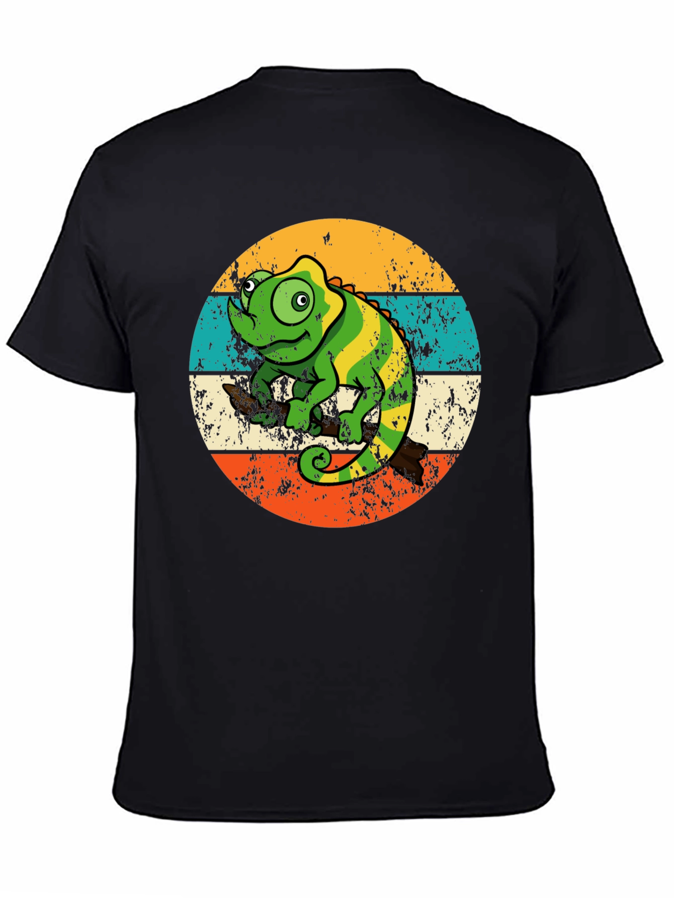 Retro Chameleon Graphic Tee