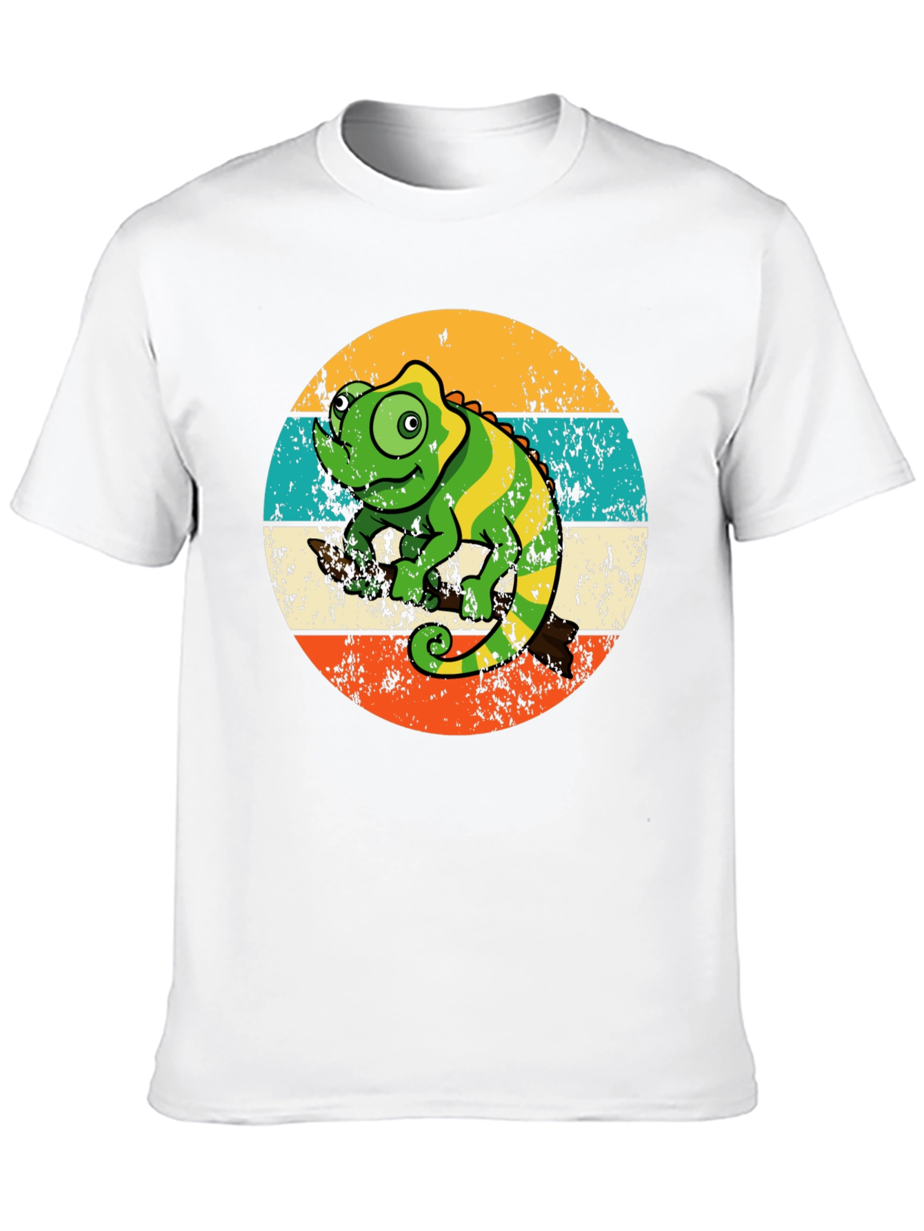 Retro Chameleon Graphic Tee