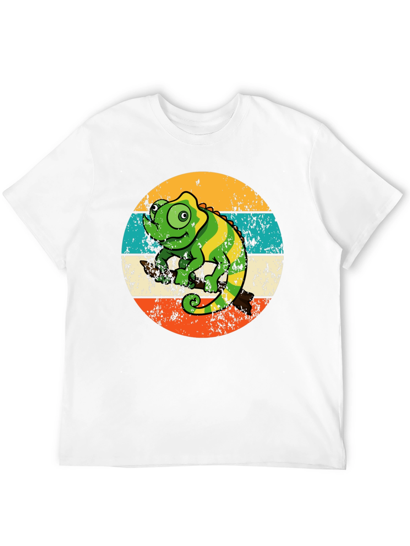 Retro Chameleon Graphic Tee