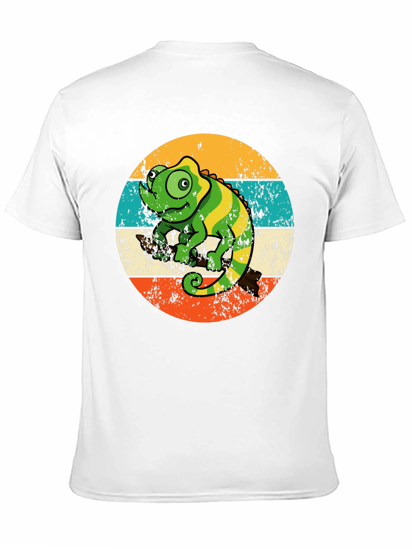 Retro Chameleon Graphic Tee