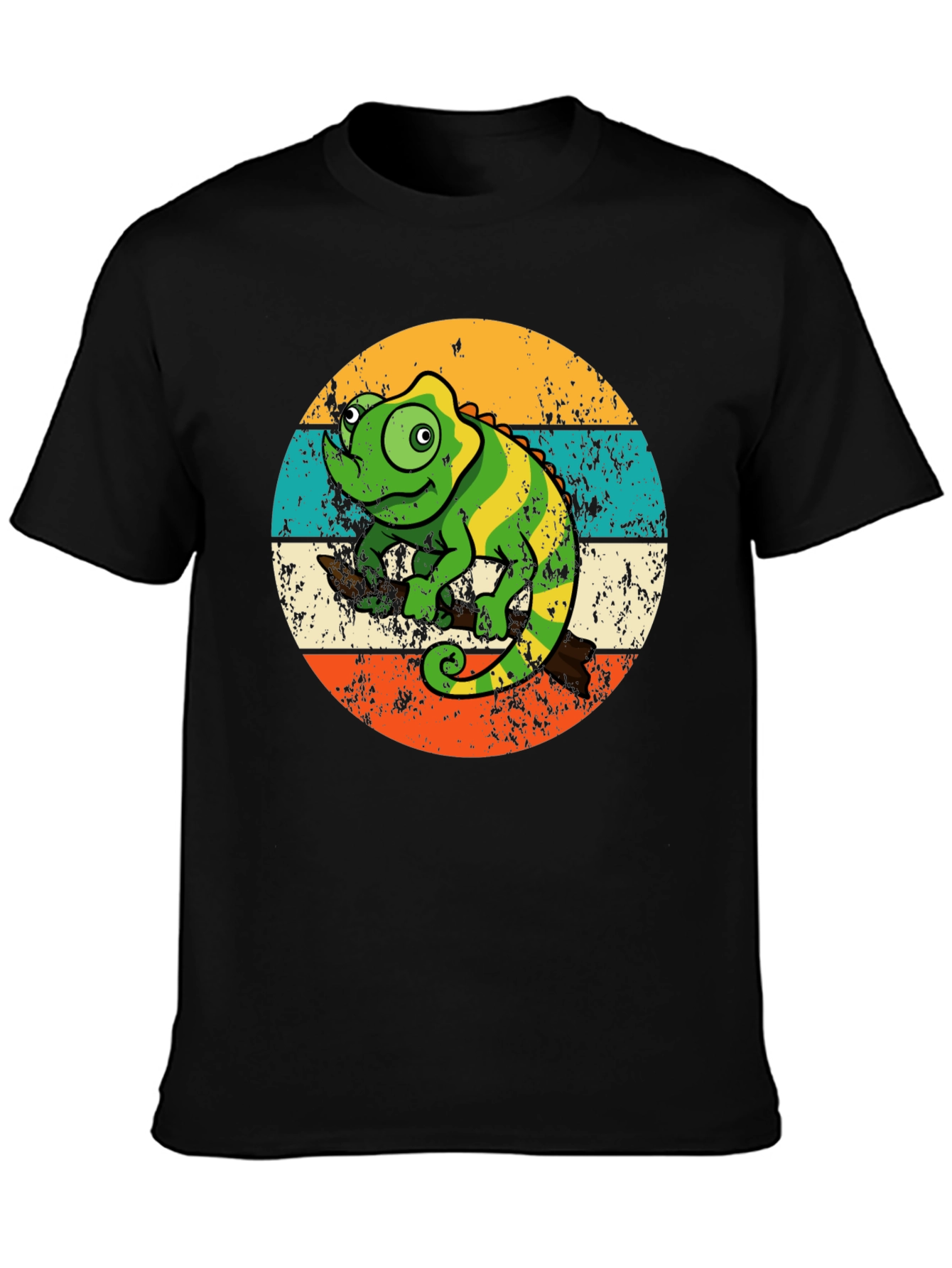 Retro Chameleon Graphic Tee
