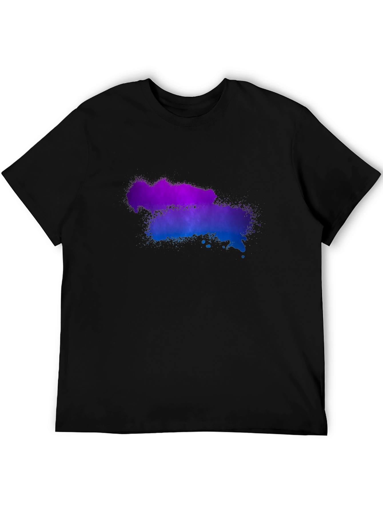 Abstract Color Wash T-Shirt