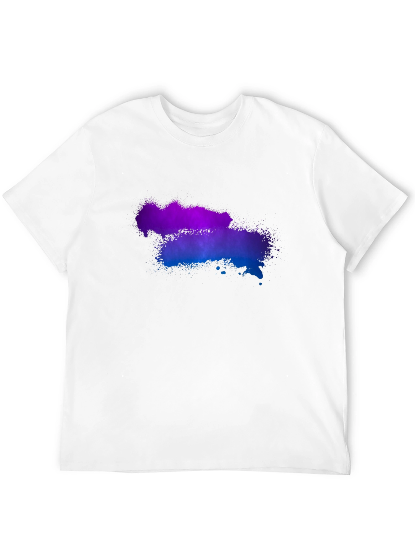 Abstract Color Wash T-Shirt