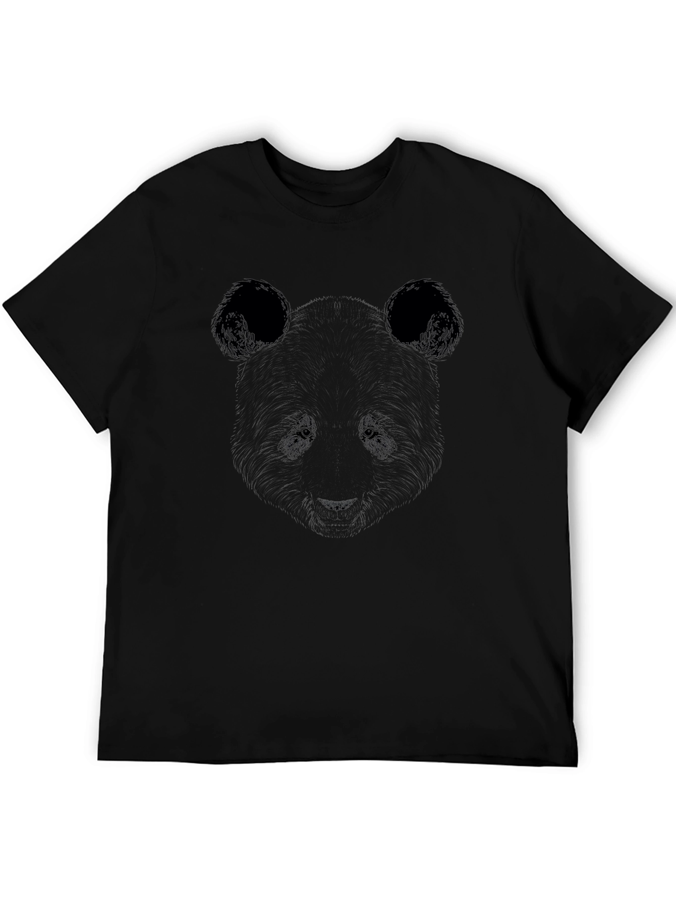 Panda Graphic T-Shirt - Classic Black Tee