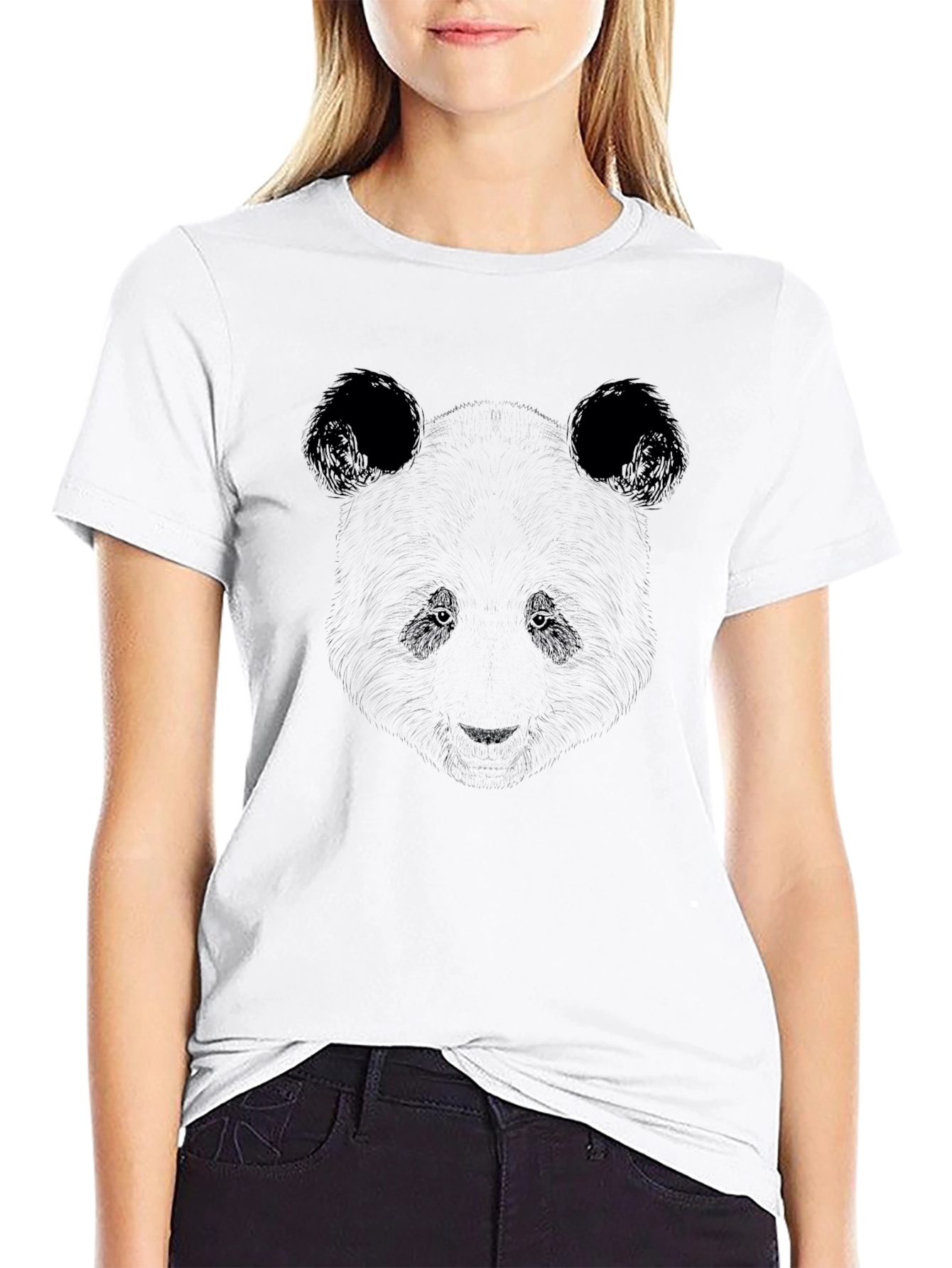 Panda Graphic T-Shirt - Classic Black Tee