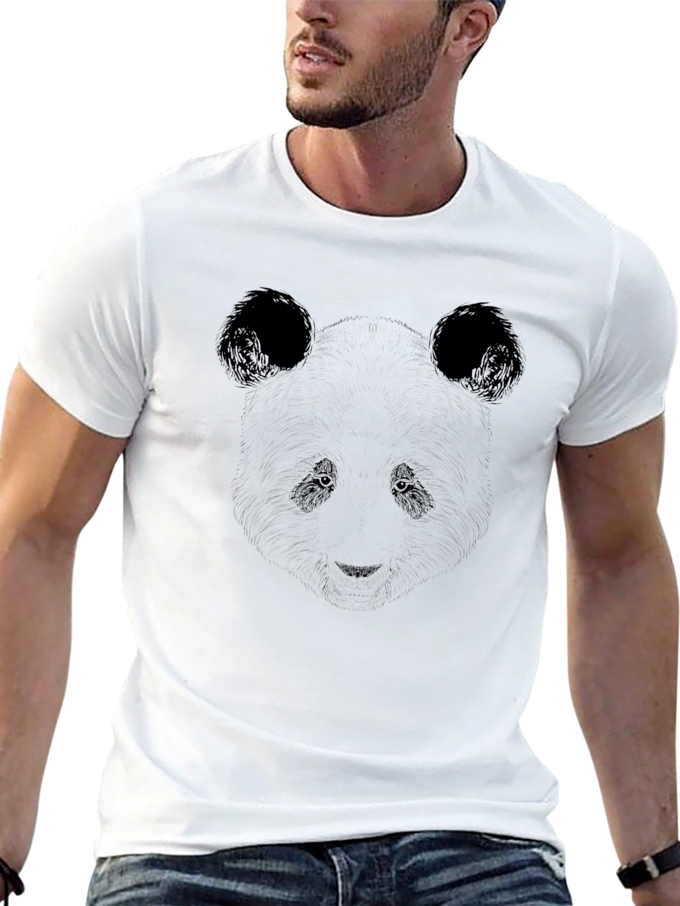 Panda Graphic T-Shirt - Classic Black Tee