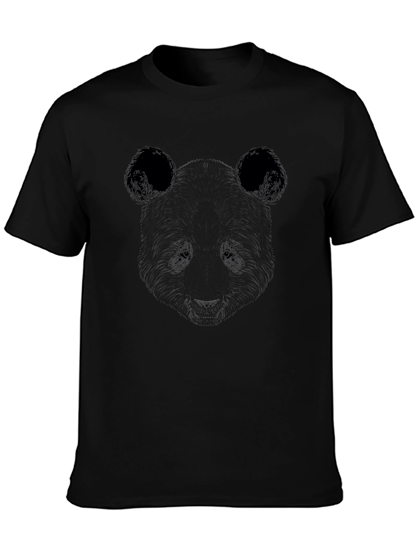 Panda Graphic T-Shirt - Classic Black Tee