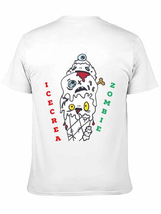 Zombie Ice Cream Graphic Tee - Black