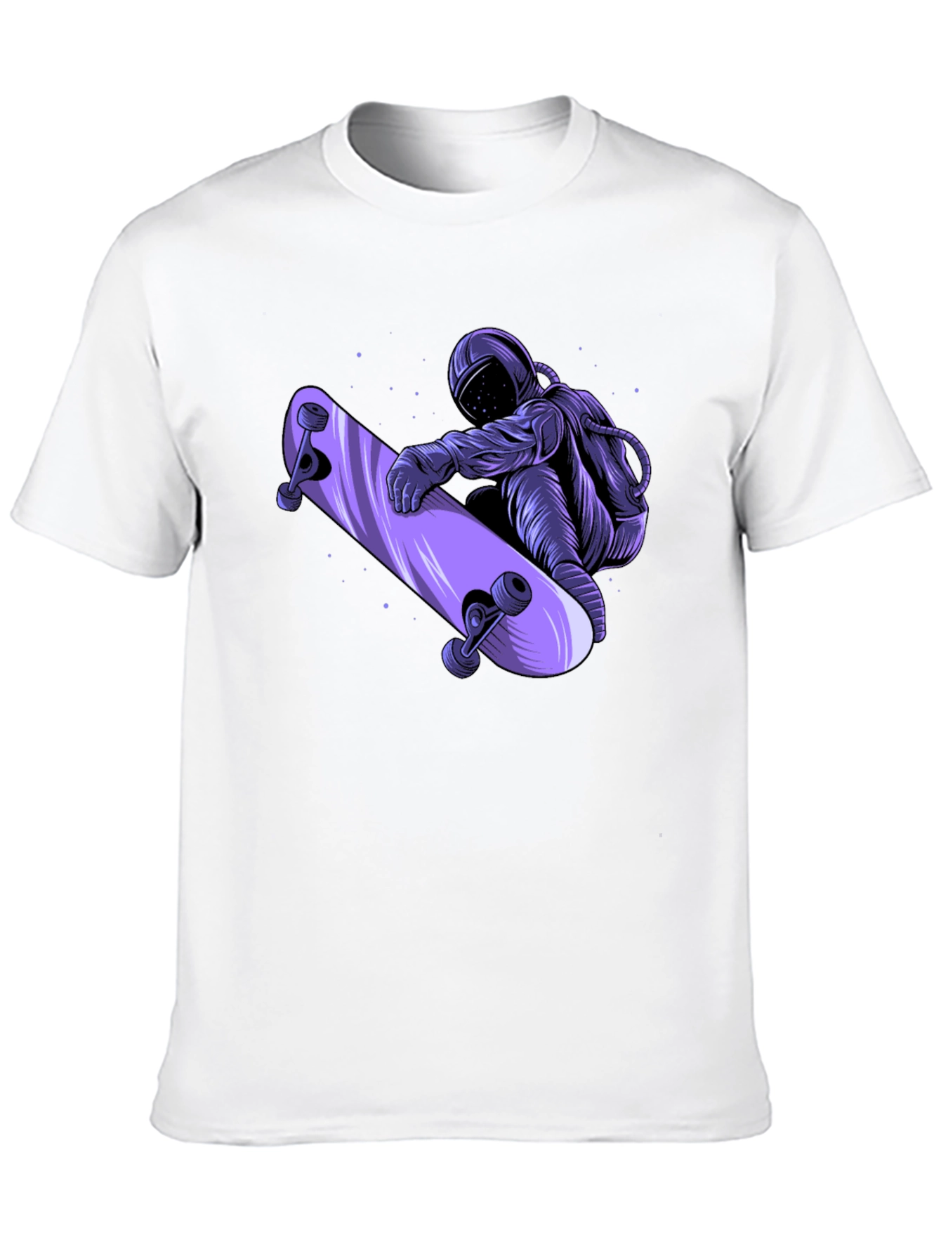 Astronaut Skateboarder Graphic T-Shirt