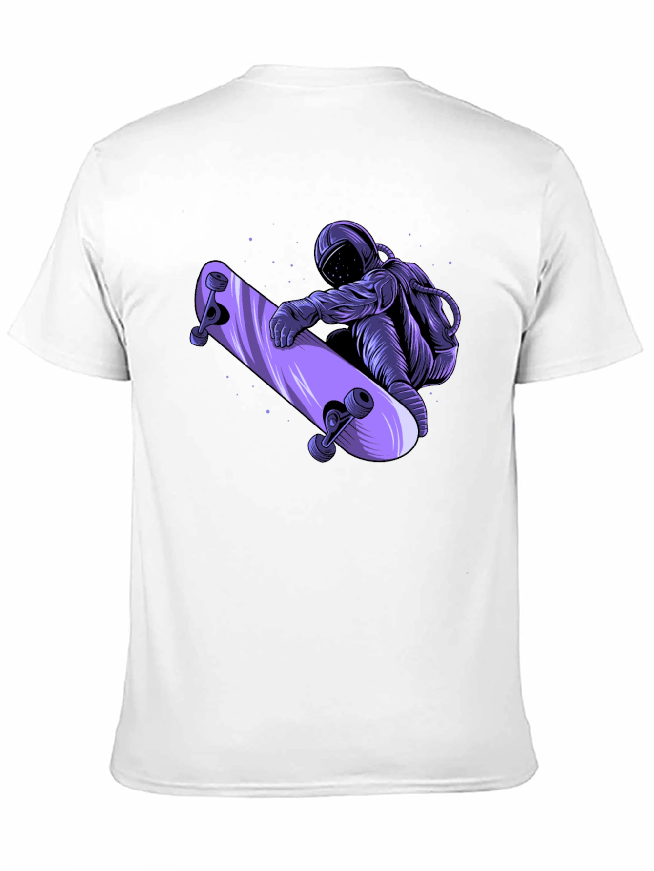 Astronaut Skateboarder Graphic T-Shirt