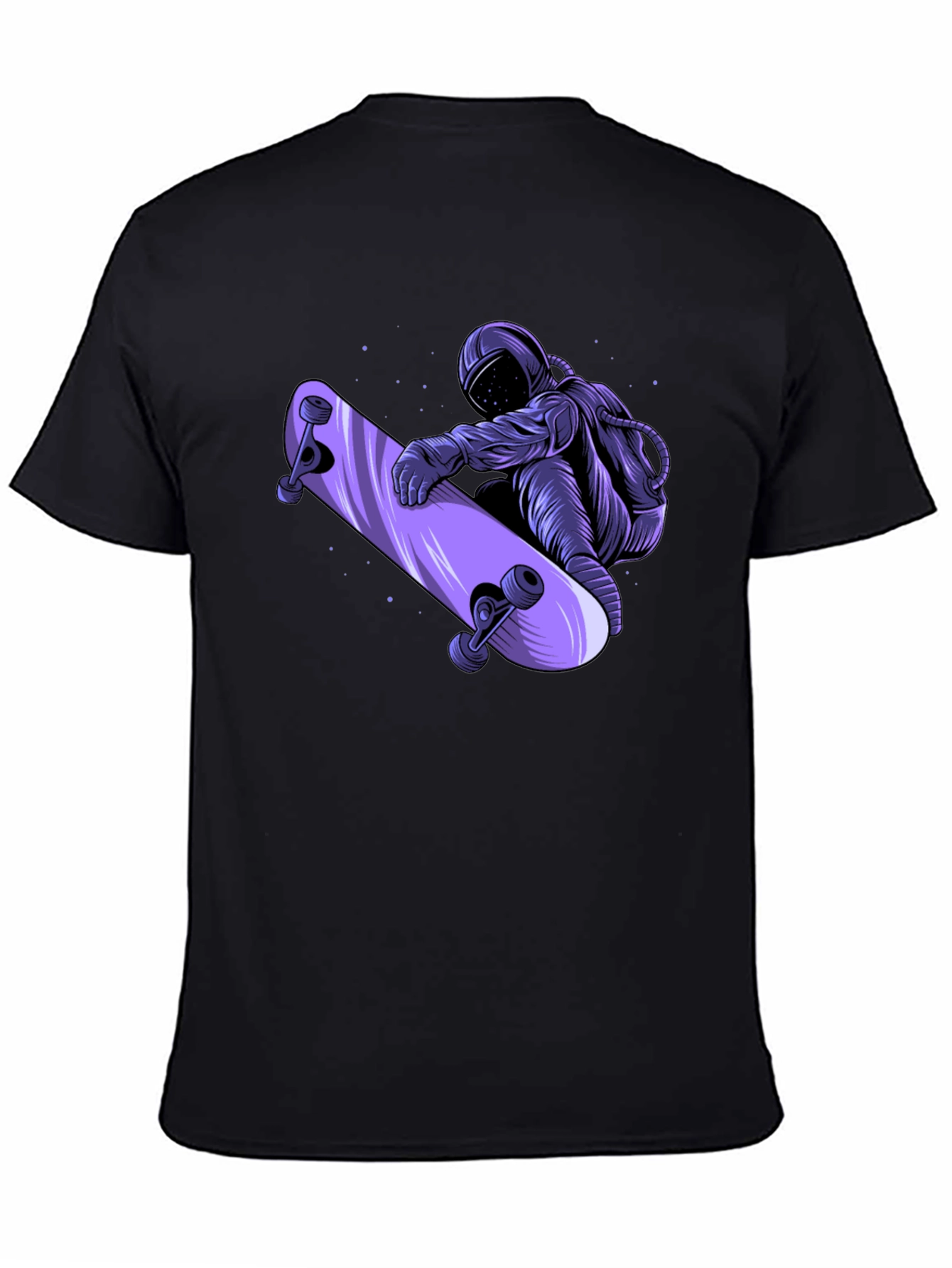 Astronaut Skateboarder Graphic T-Shirt