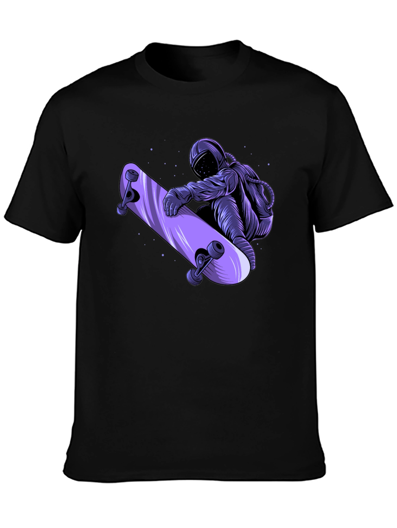 Astronaut Skateboarder Graphic T-Shirt