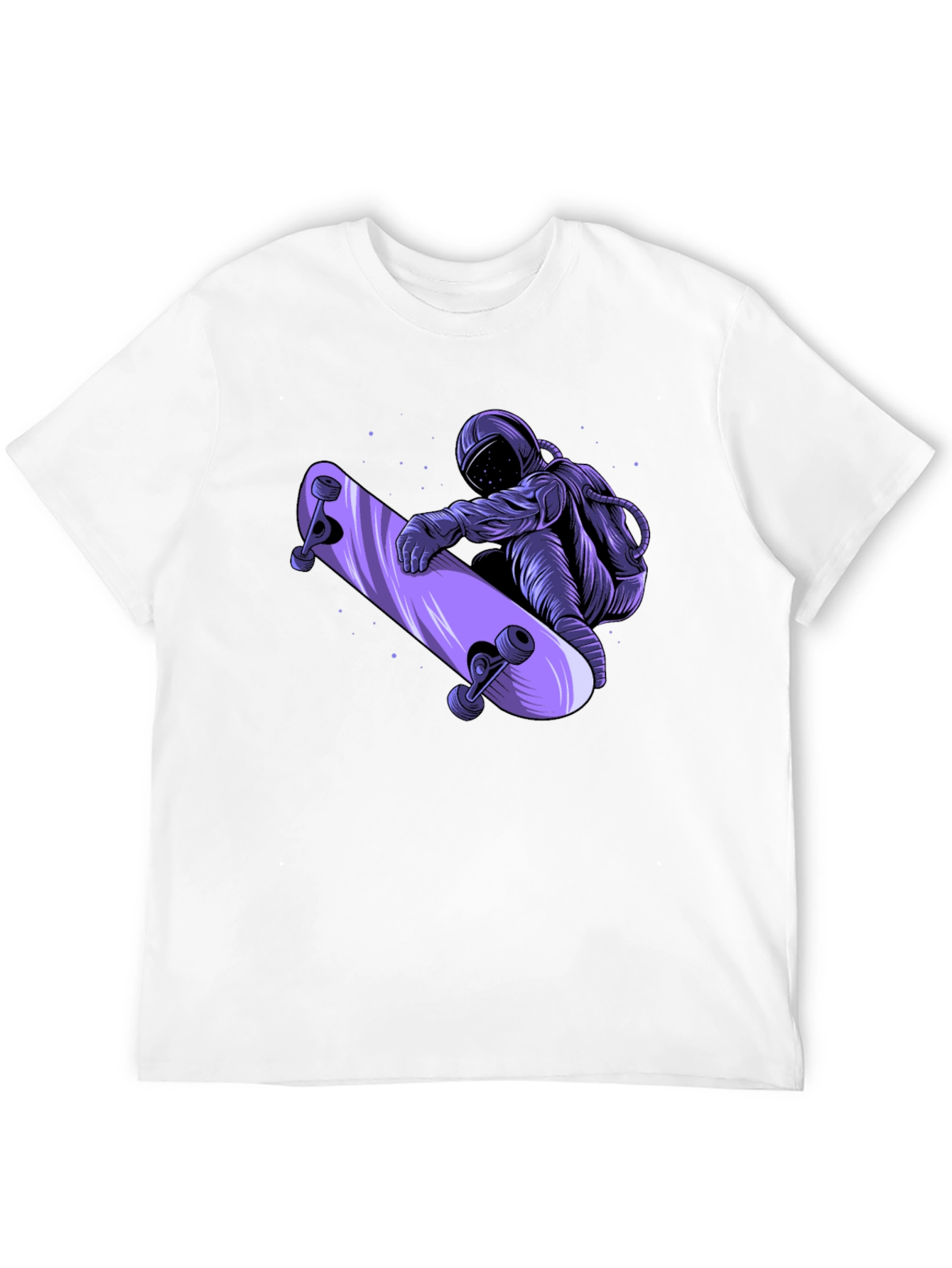 Astronaut Skateboarder Graphic T-Shirt