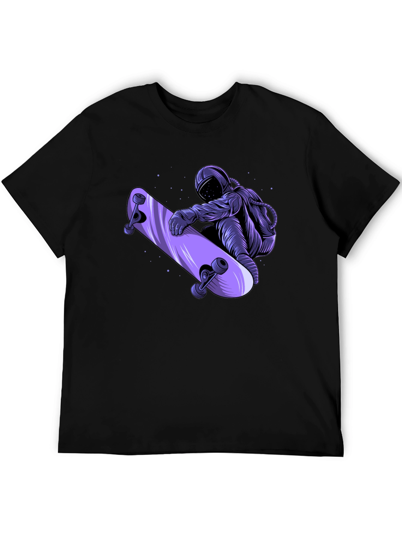 Astronaut Skateboarder Graphic T-Shirt