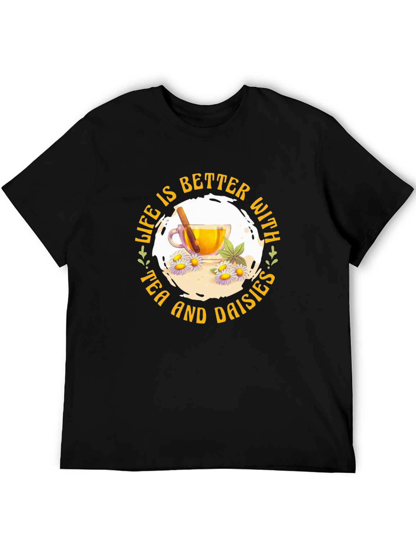 Tea and Daisies Graphic Tee