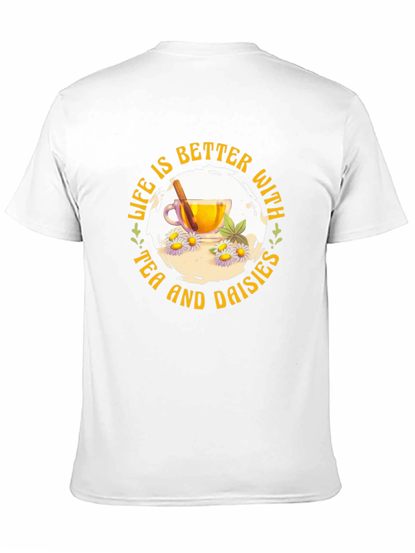 Tea and Daisies Graphic Tee