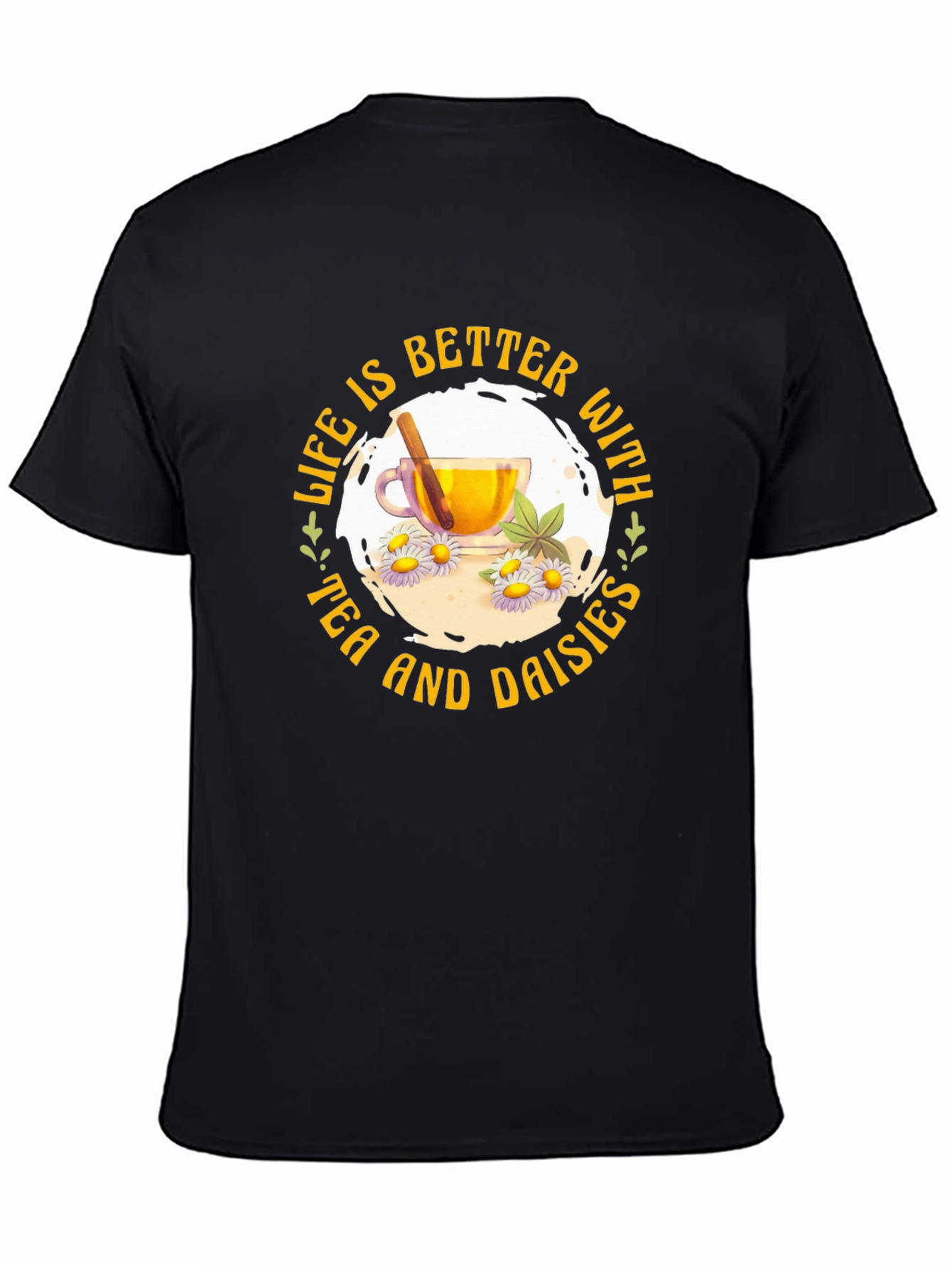 Tea and Daisies Graphic Tee