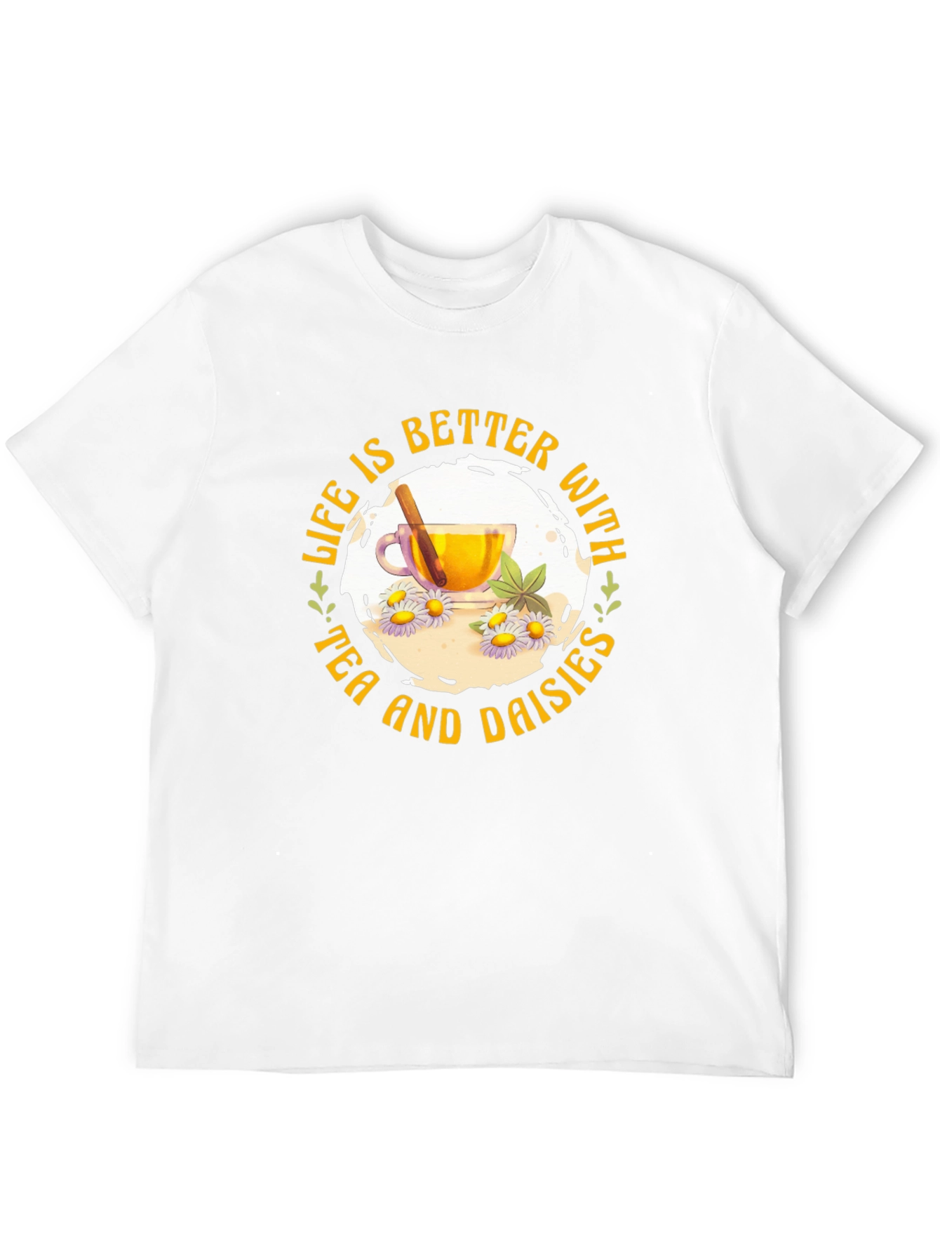 Tea and Daisies Graphic Tee