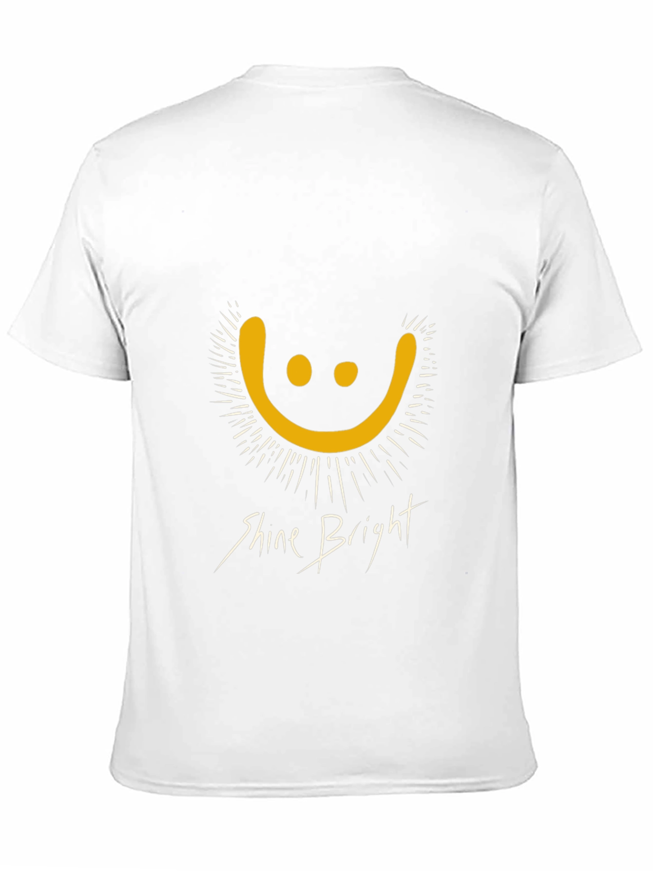 Shine Bright Graphic Tee - Black Cotton T-Shirt