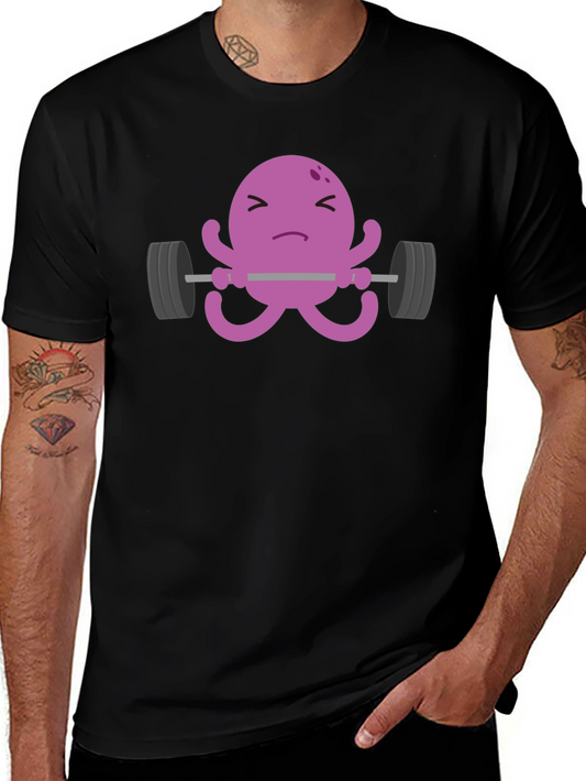 Weightlifting Octopus T-Shirt
