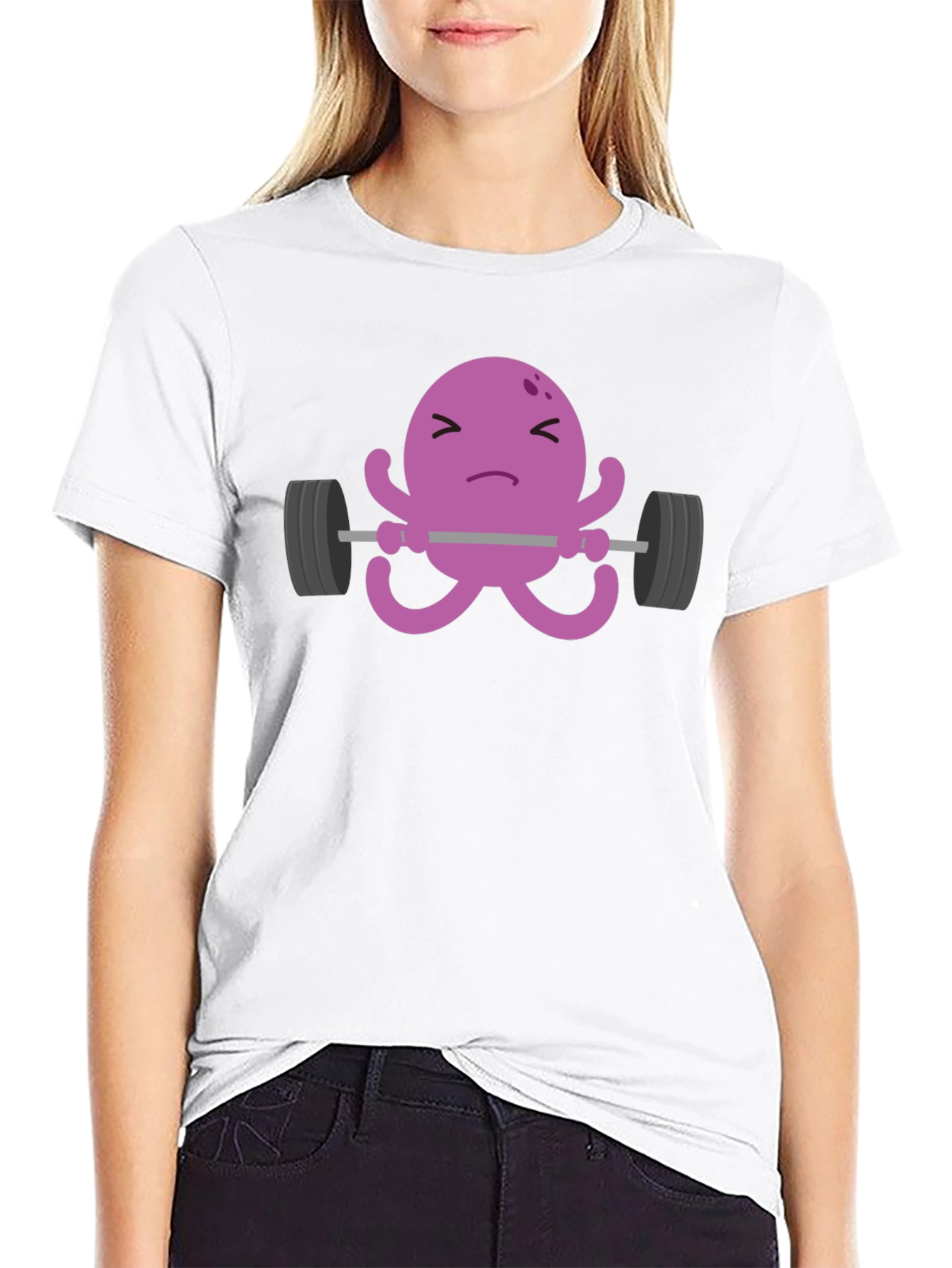 Weightlifting Octopus T-Shirt