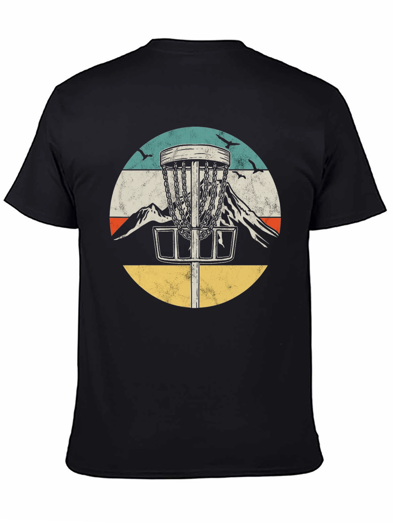 Retro Disc Golf Tee - Mountain Design