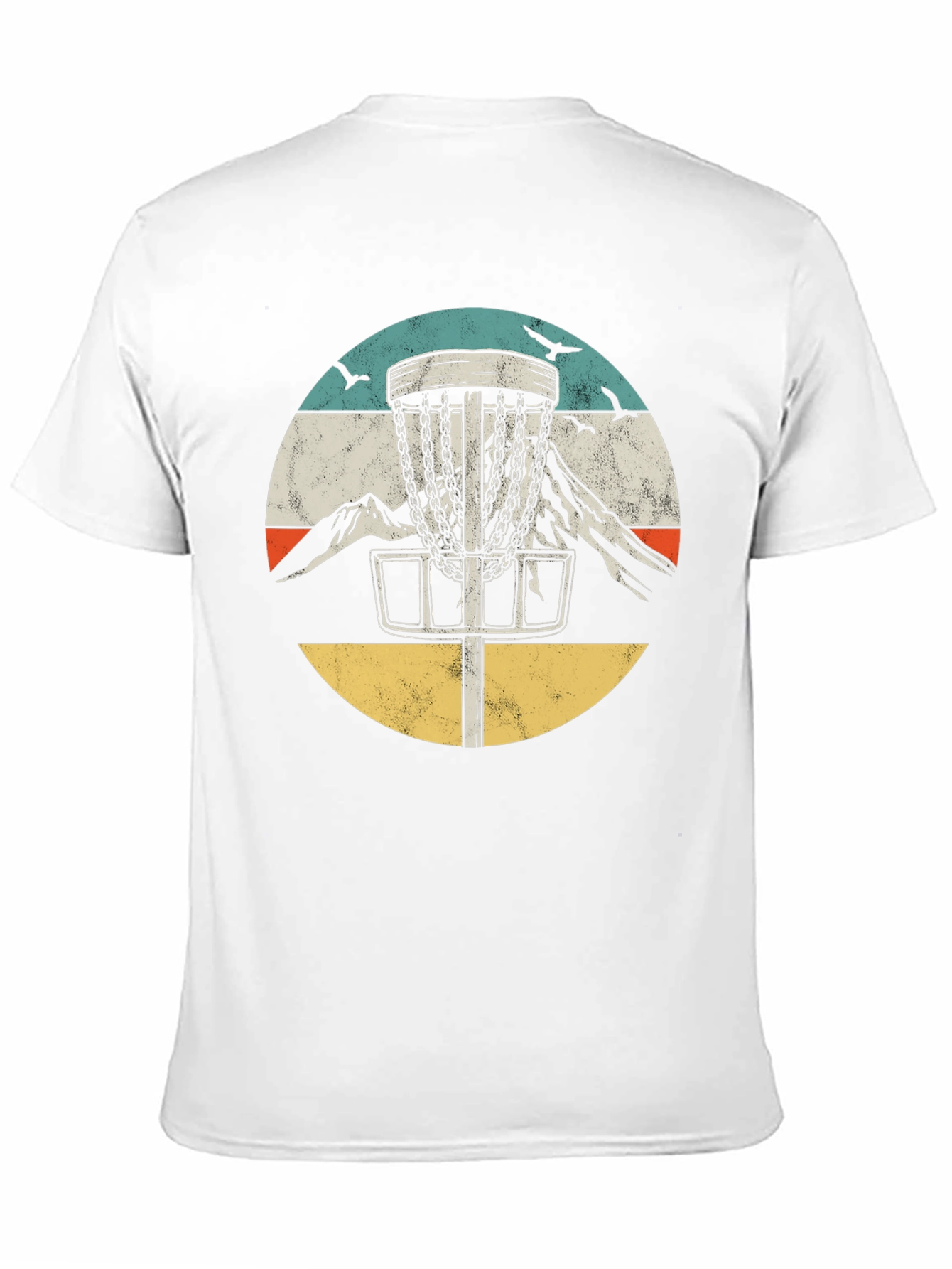 Retro Disc Golf Tee - Mountain Design