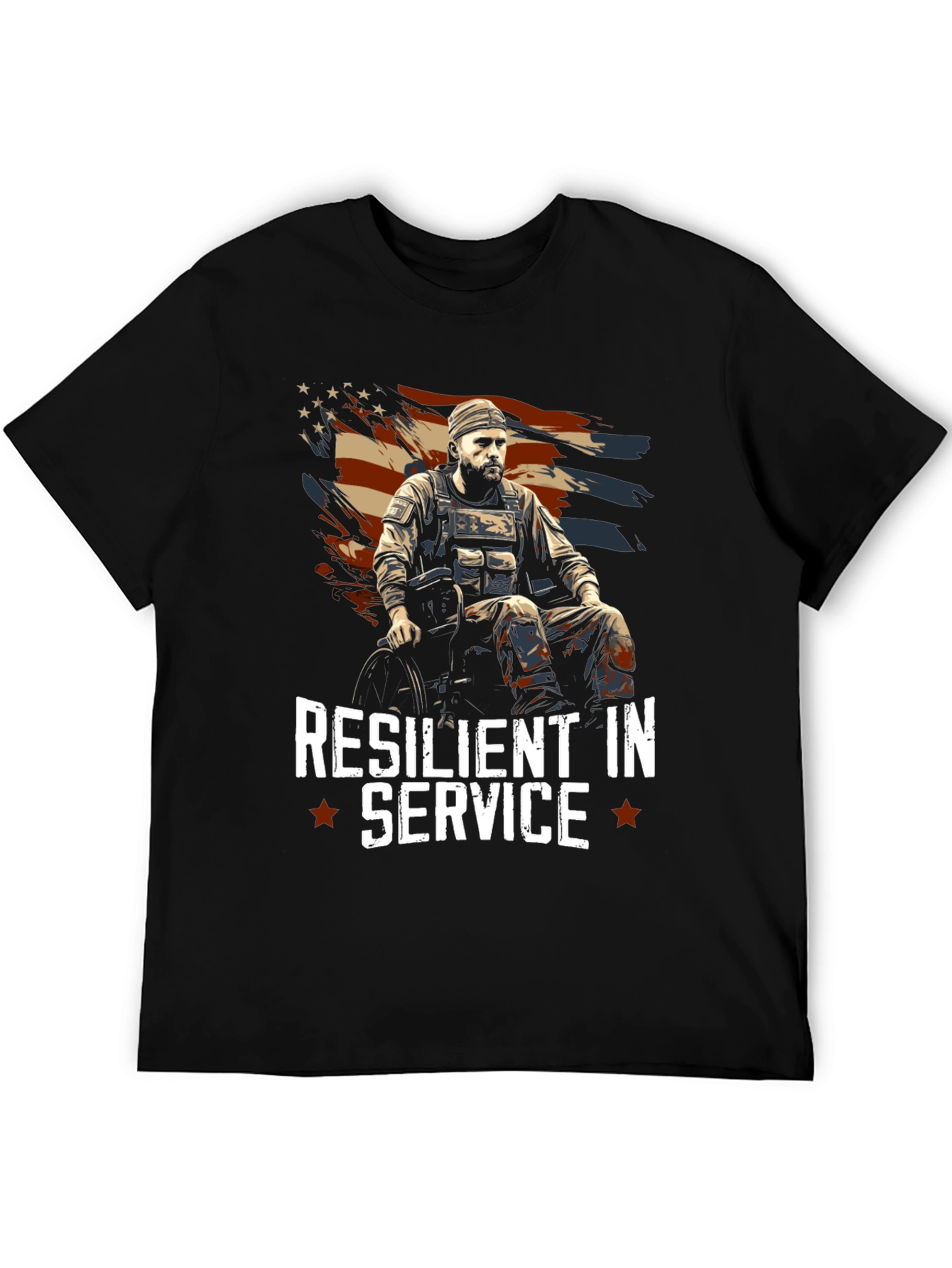 Resilient in Service Veteran Graphic Tee
