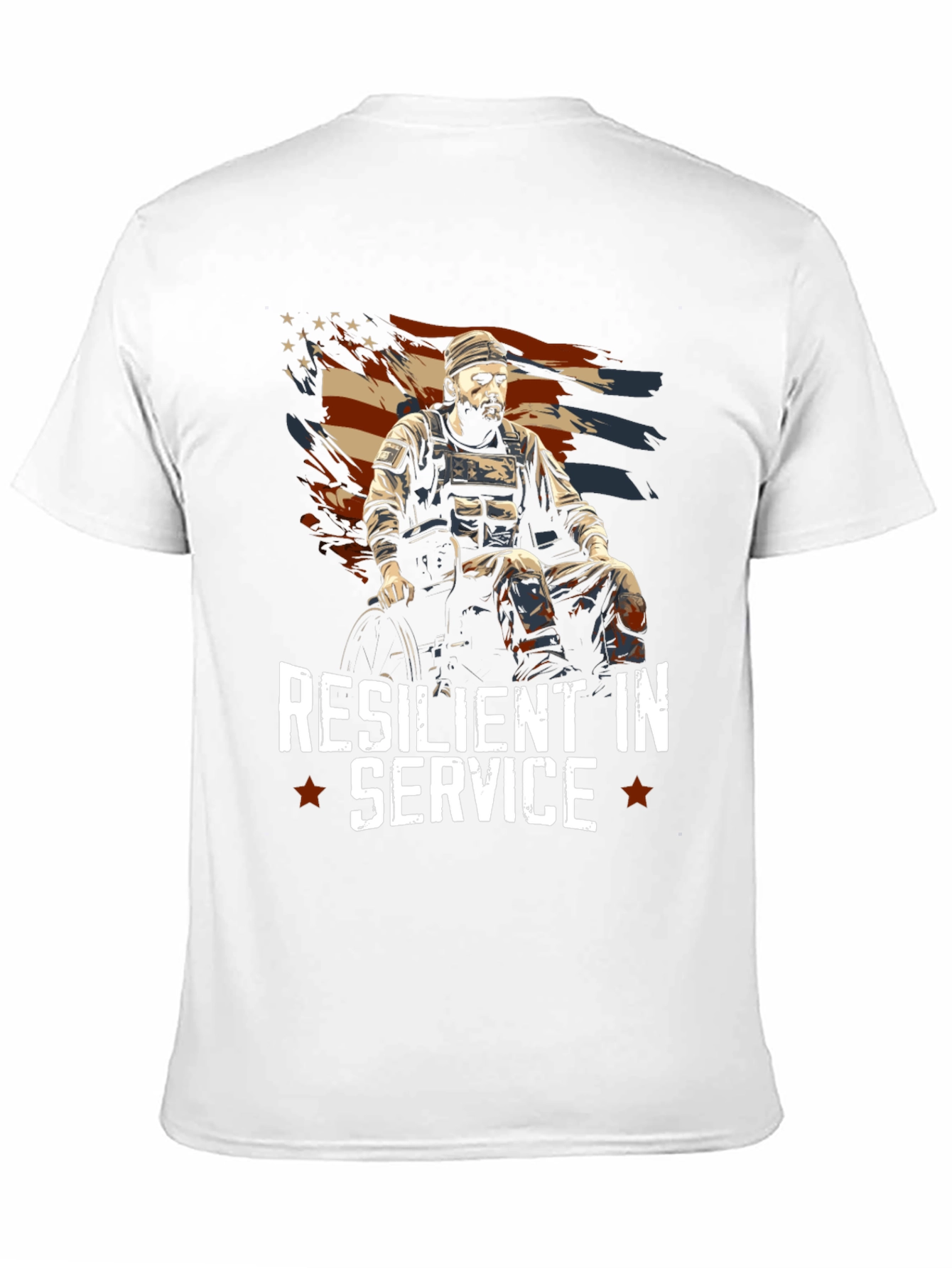 Resilient in Service Veteran Graphic Tee