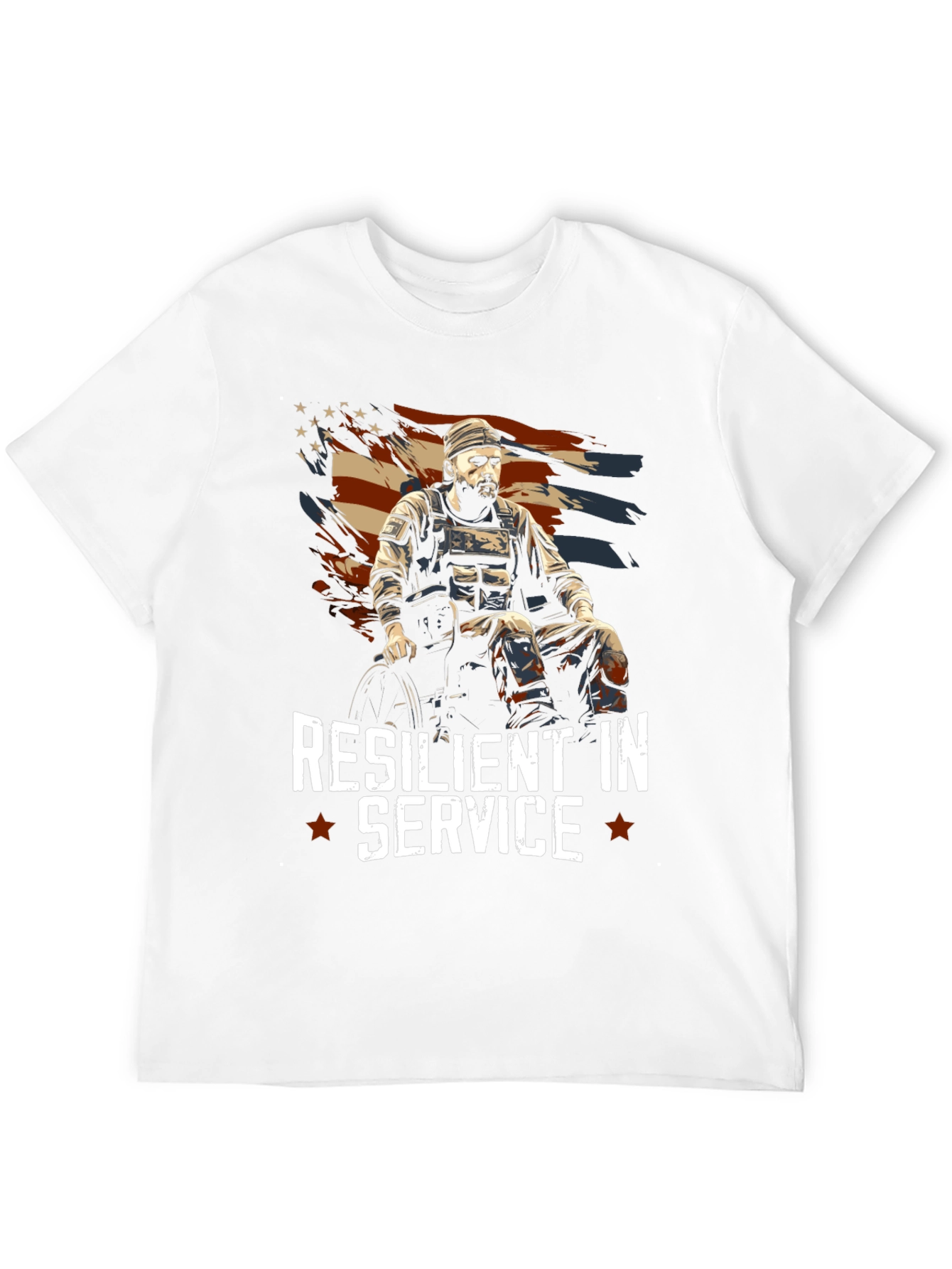 Resilient in Service Veteran Graphic Tee