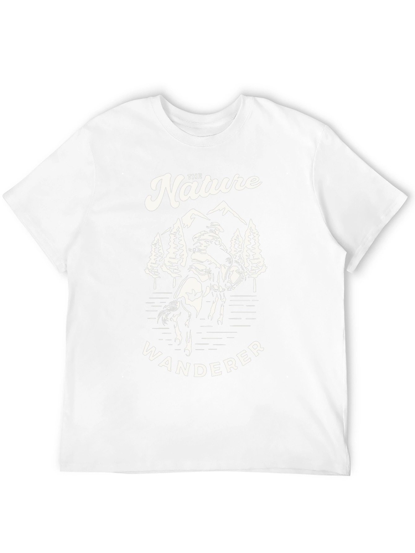 Nature Wanderer Graphic Tee - Cowboy Horseback Ride