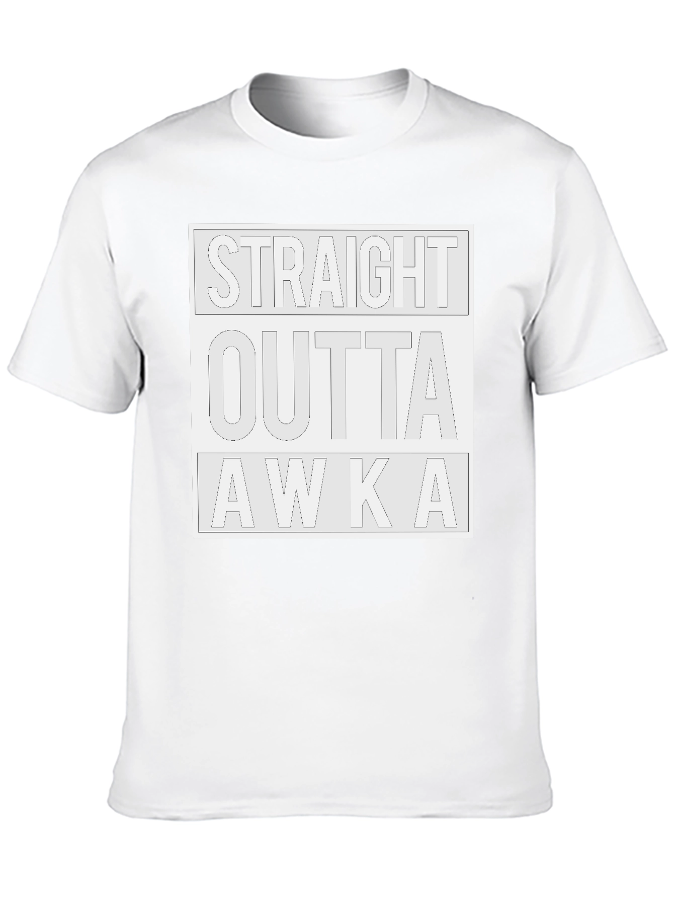 Straight Outta AWKA Black Graphic Tee