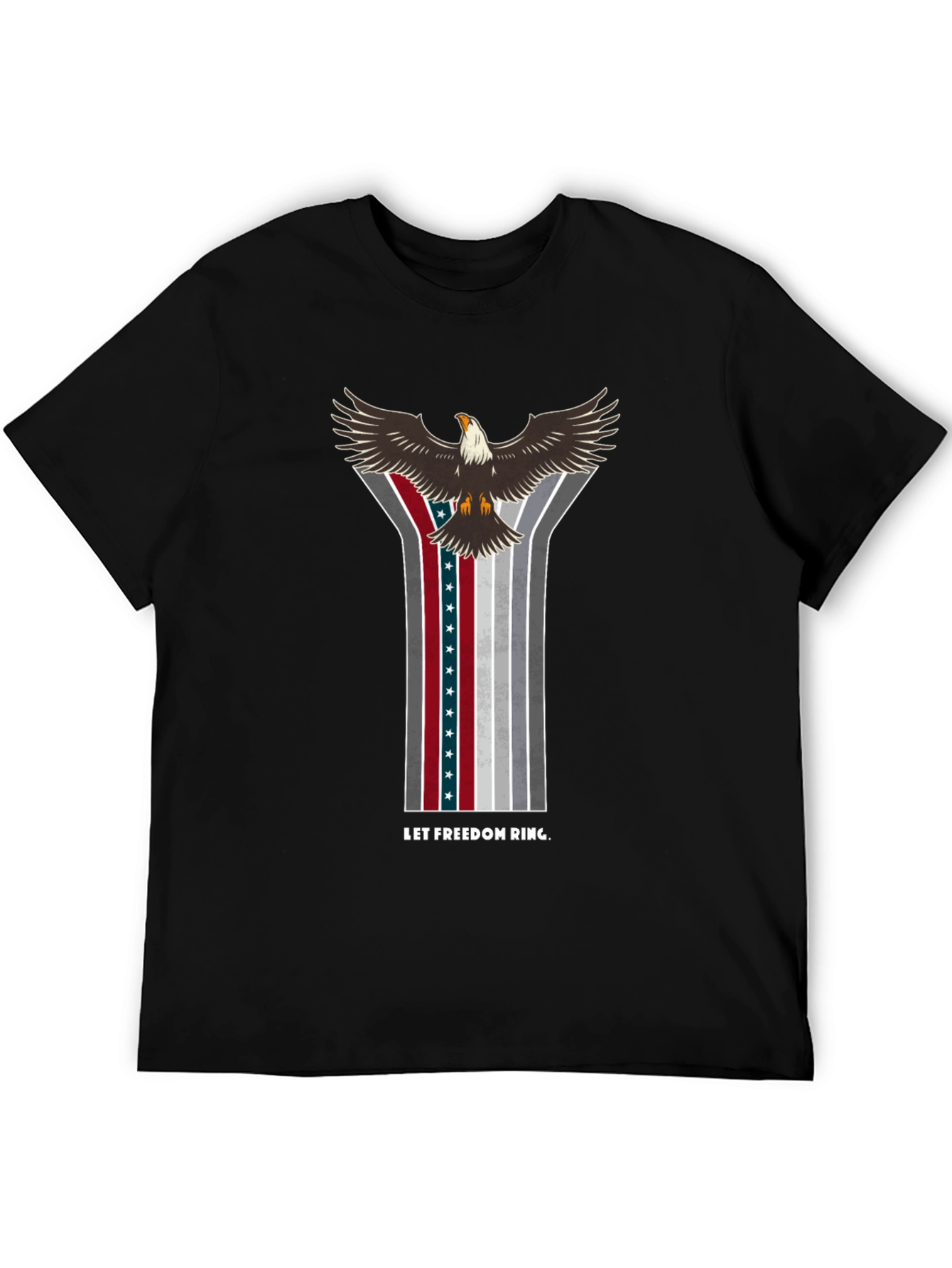 Patriotic Eagle T-Shirt - Let Freedom Ring