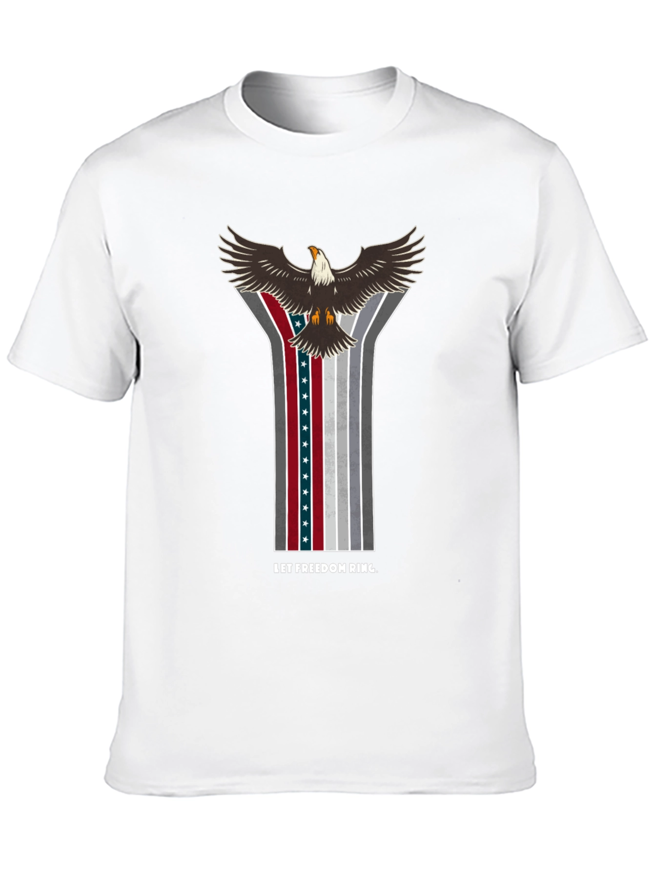 Patriotic Eagle T-Shirt - Let Freedom Ring