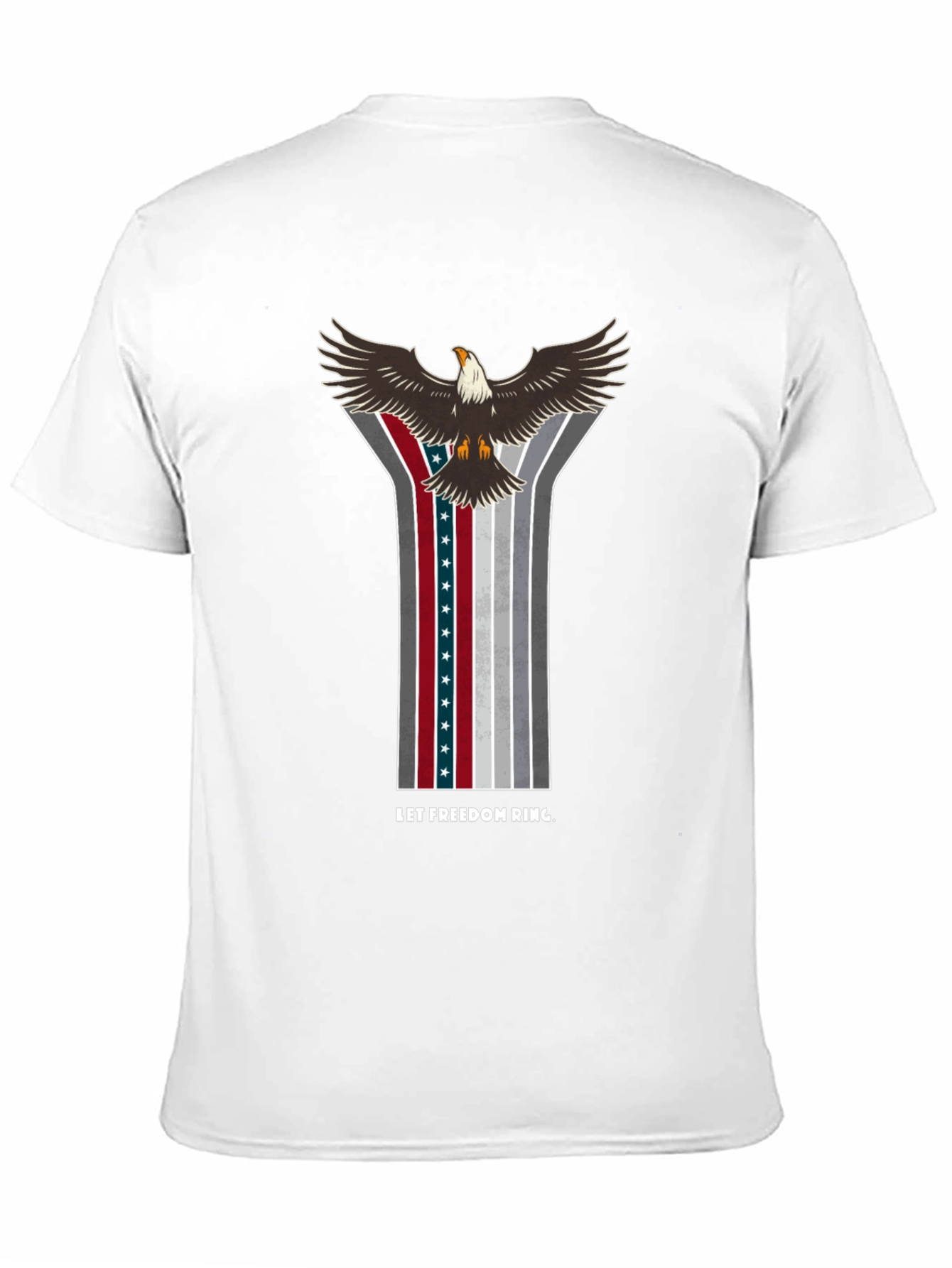 Patriotic Eagle T-Shirt - Let Freedom Ring