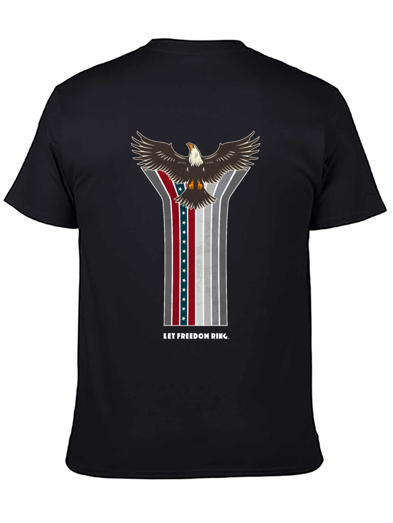 Patriotic Eagle T-Shirt - Let Freedom Ring