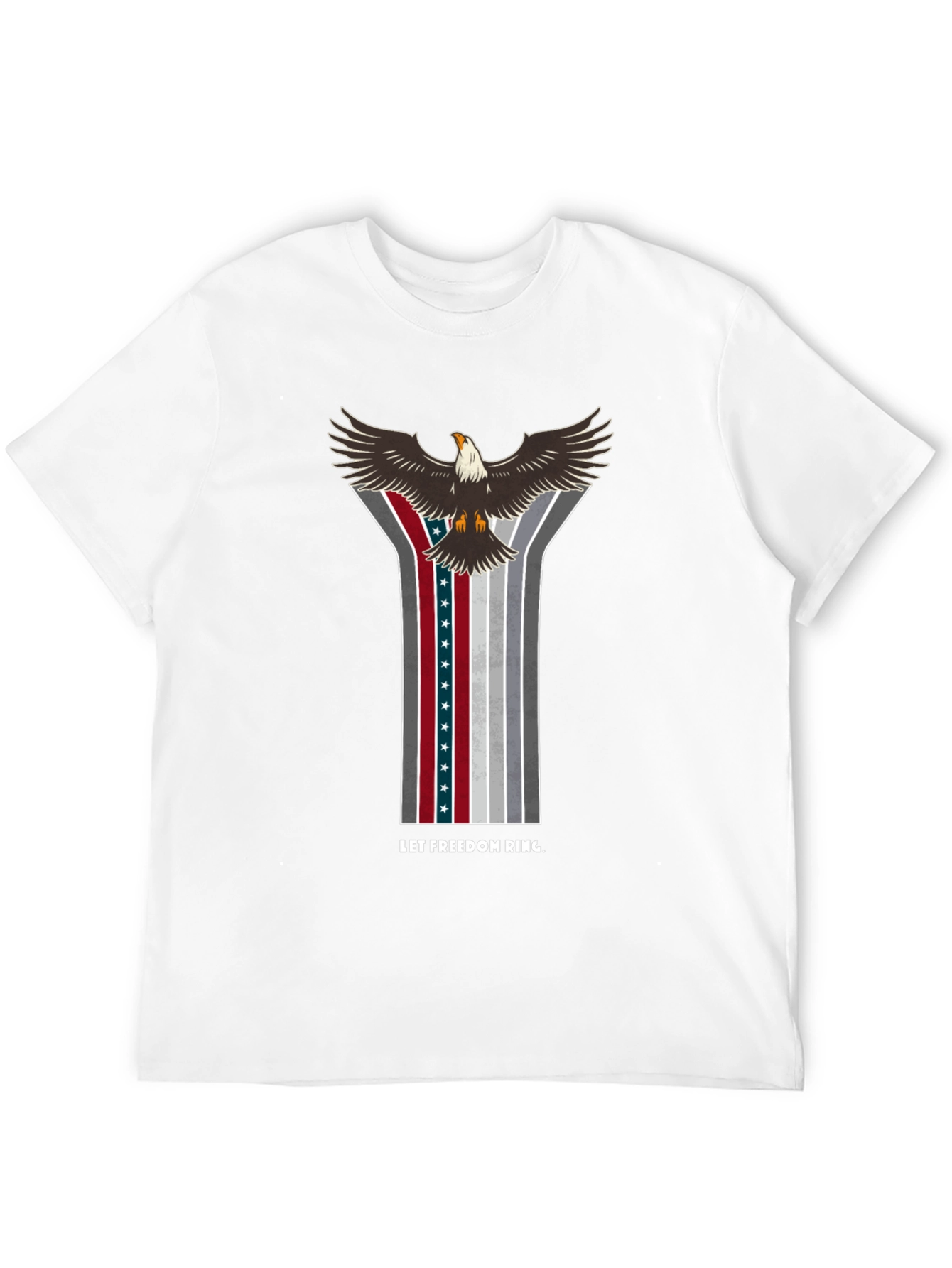 Patriotic Eagle T-Shirt - Let Freedom Ring