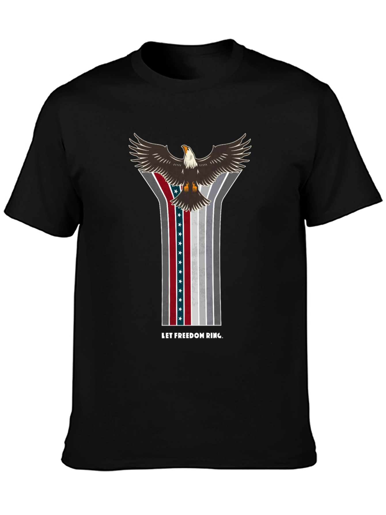 Patriotic Eagle T-Shirt - Let Freedom Ring