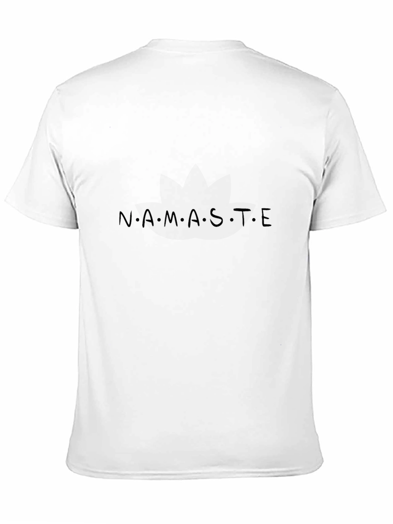 Namaste Black Graphic Tee - Casual Style