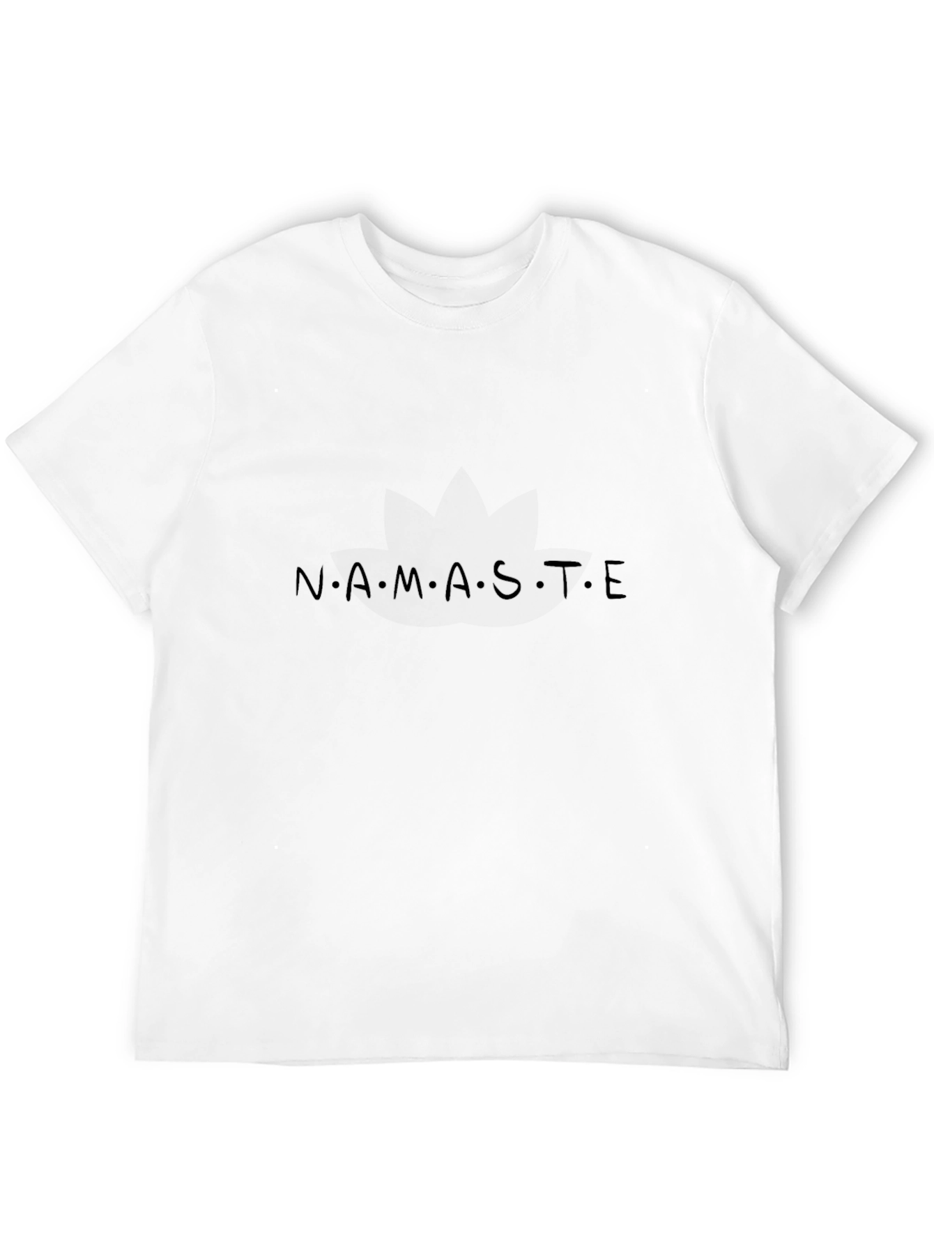 Namaste Black Graphic Tee - Casual Style