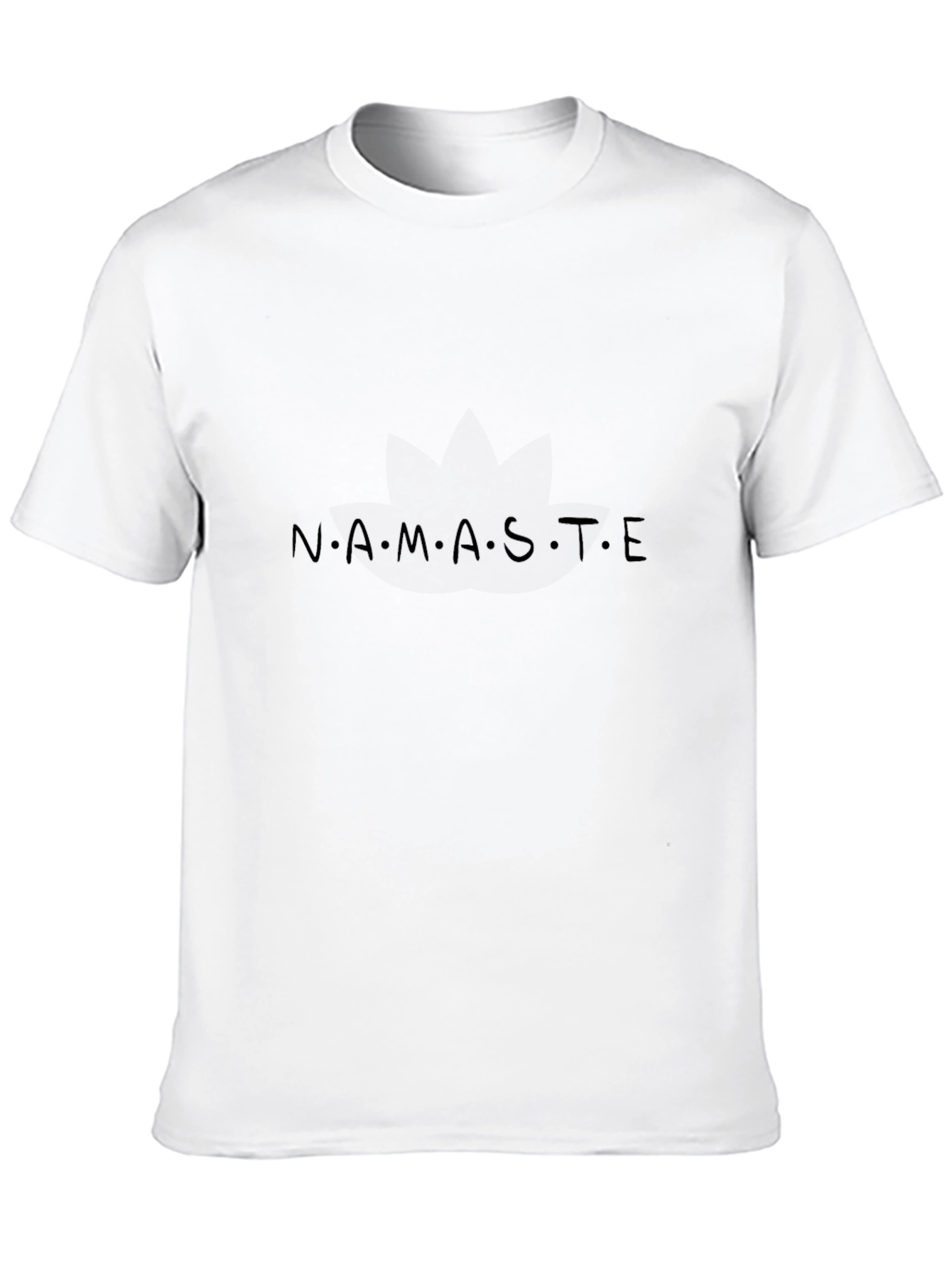Namaste Black Graphic Tee - Casual Style