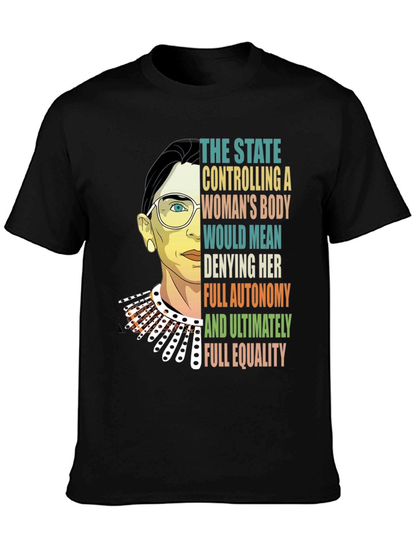 RBG Feminist T-Shirt: Pro-Choice Advocacy