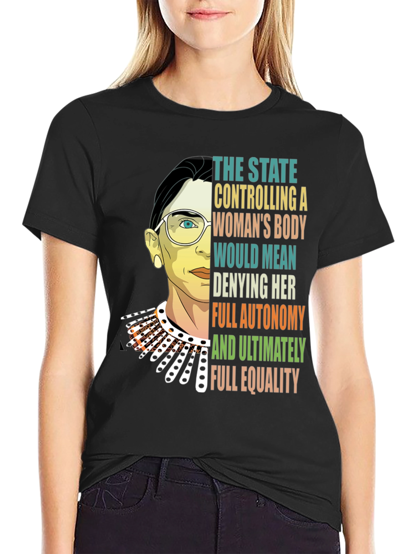 RBG Feminist T-Shirt: Pro-Choice Advocacy