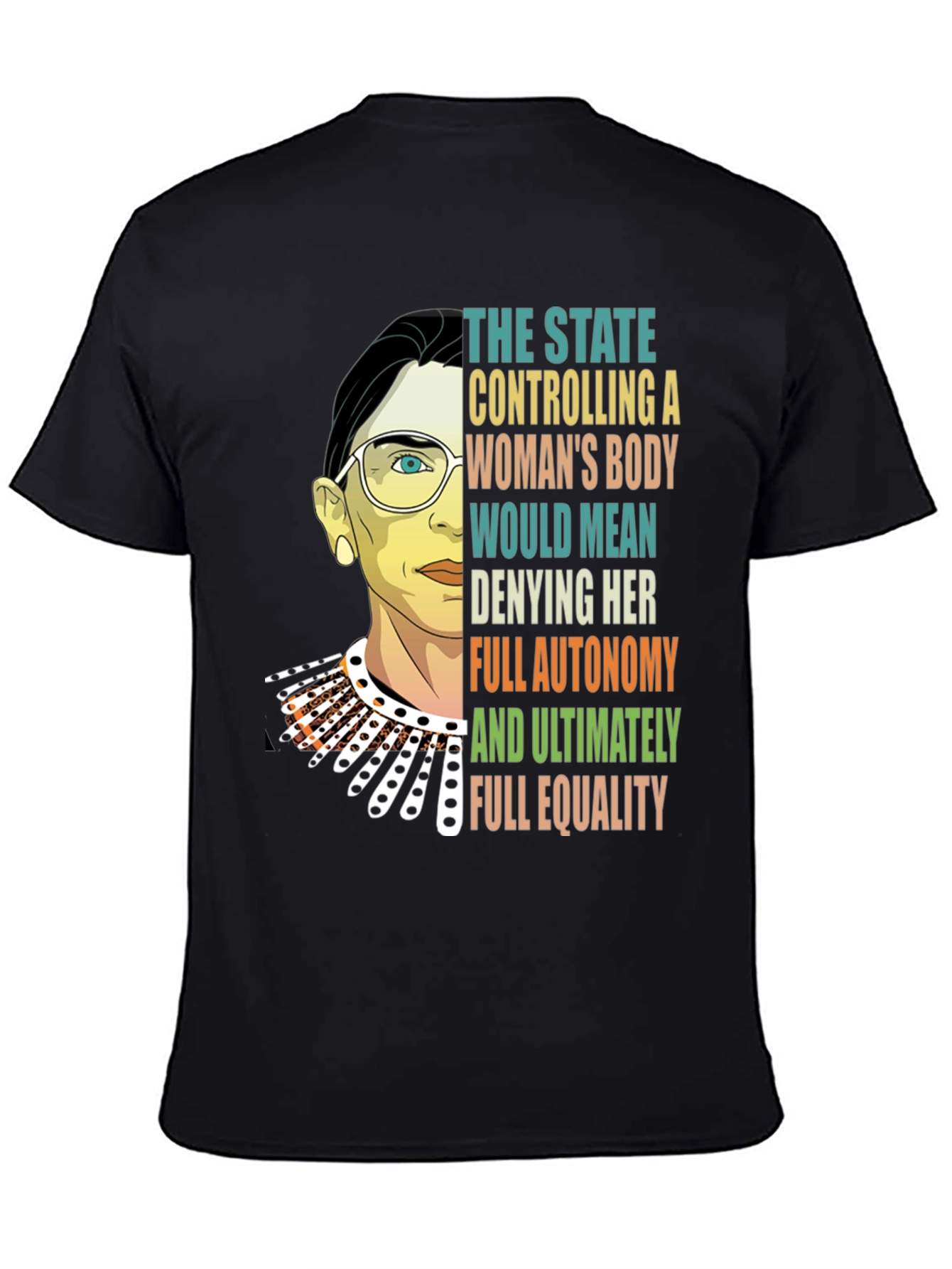 RBG Feminist T-Shirt: Pro-Choice Advocacy
